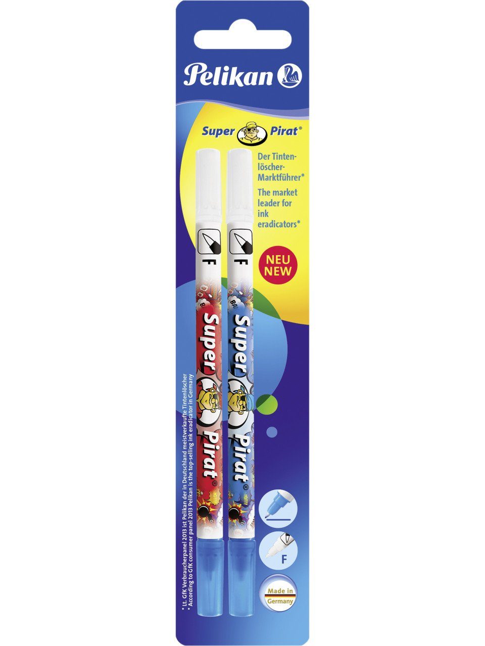 Pelikan Collegeblock Pelikan Tintenlöschstift Super Pirat 850 F