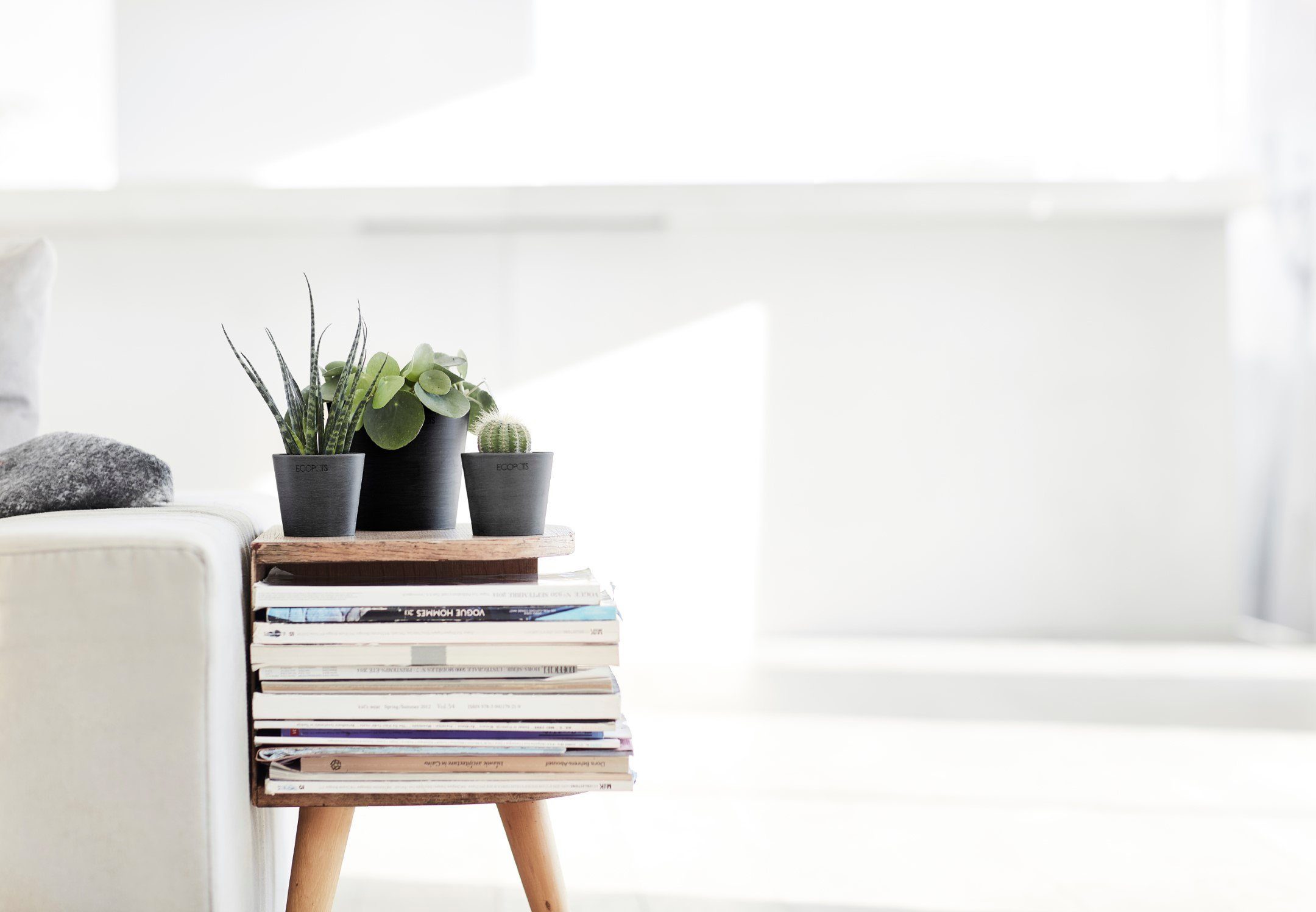 ECOPOTS Blumentopf AMSTERDAM Mini Dark Grey, günstig online kaufen