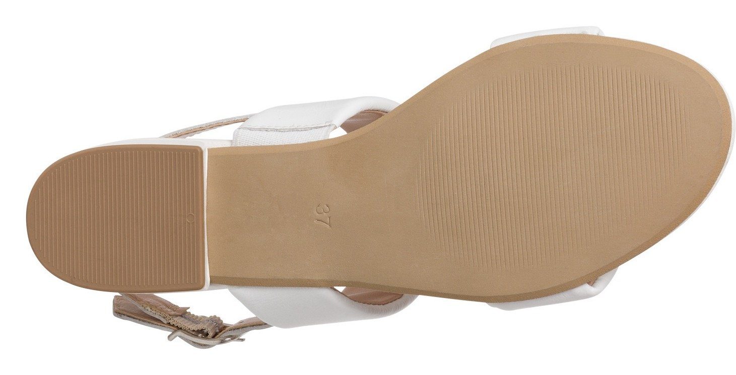 Tamaris Sandalette, Sommerschuh, Sandale, Blockabsatz, mit günstig online kaufen