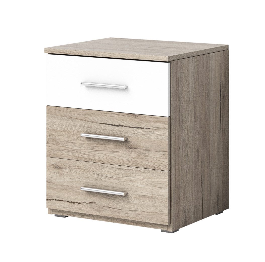 Helvetia Schlafzimmer-Set Bilbao, 160x200cm Eiche Sanremo weiß