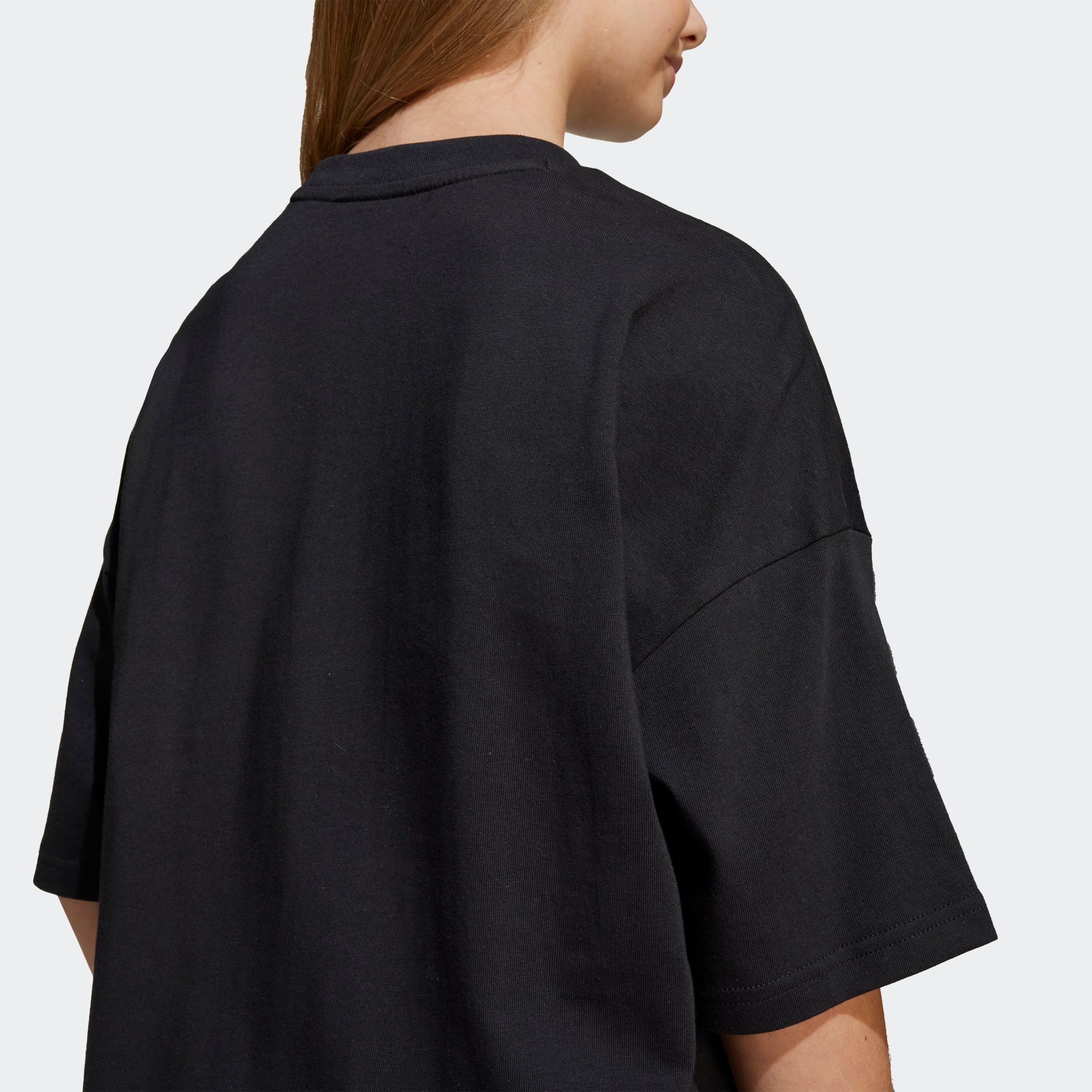 adidas Originals T-Shirt OVERSIZE TREFOIL lockerer und lässiger Schnitt, für Kinder, mit großem Trefoil-Logo