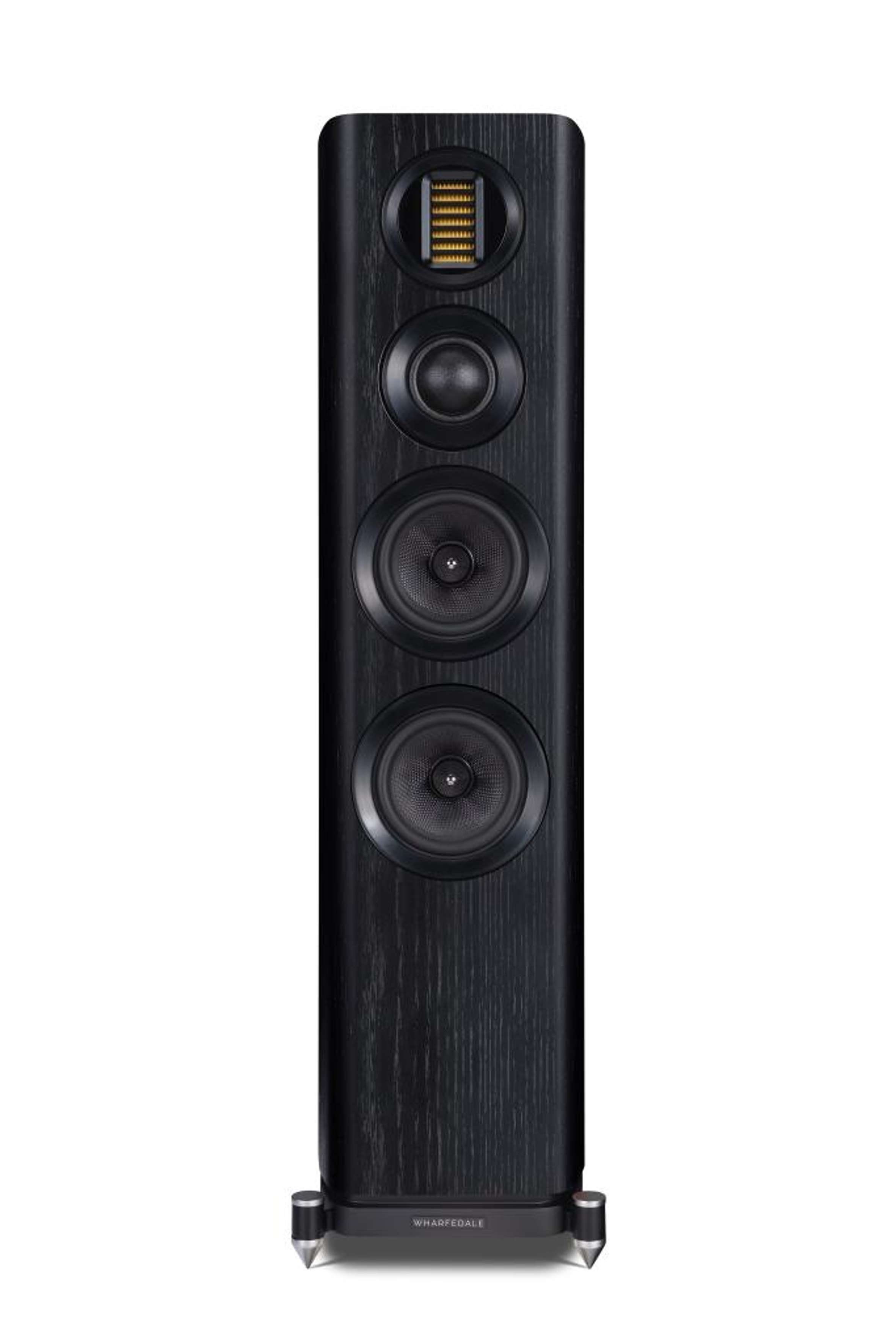 WHARFEDALE   EVO 4.3 Stand-Lautsprecher (wandnahe Aufstellung möglich durch Bassreflex im Sockel) schwarz