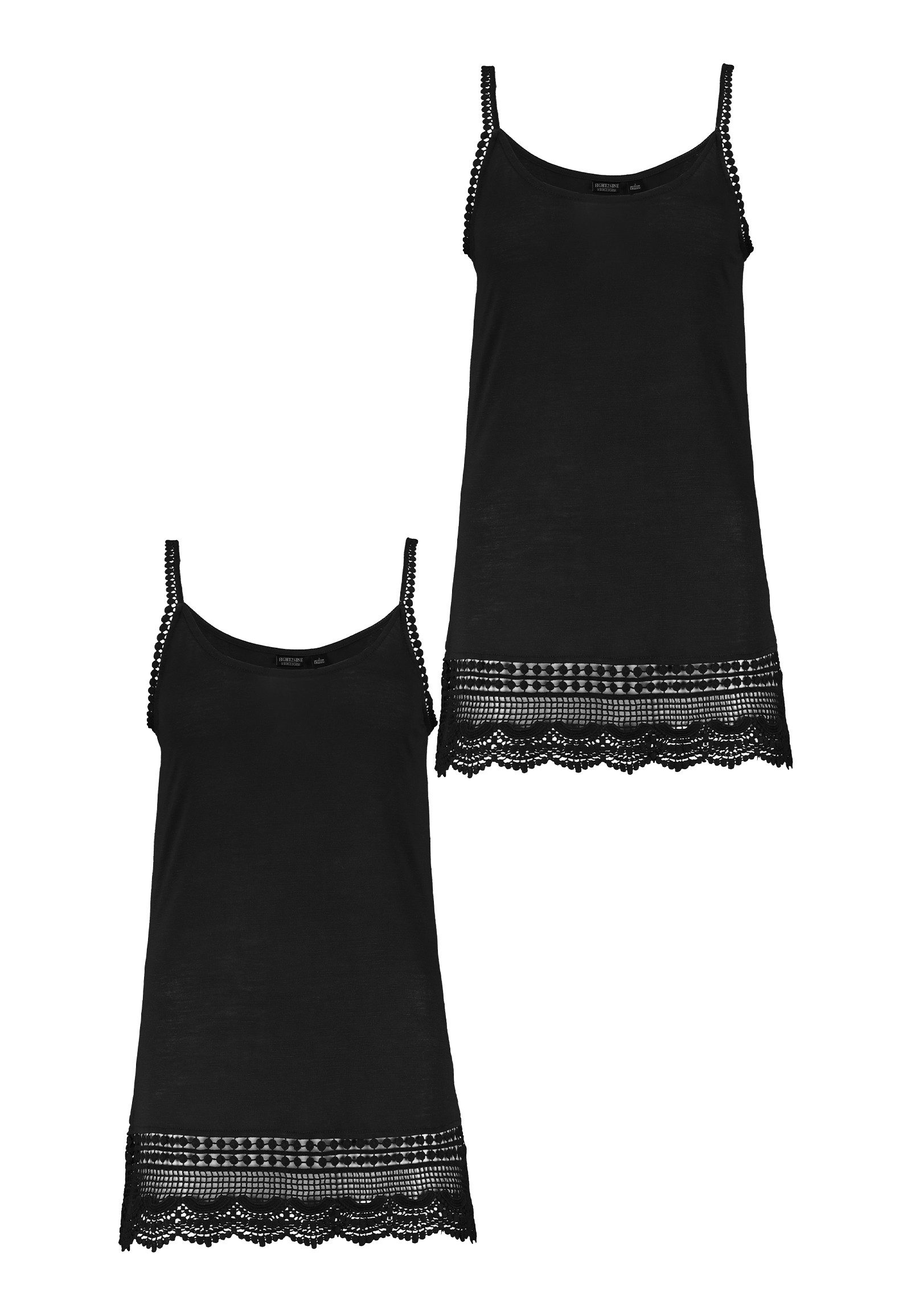 Eight2Nine Shirtkleid 2er-Set Spaghetti Top mit günstig online kaufen