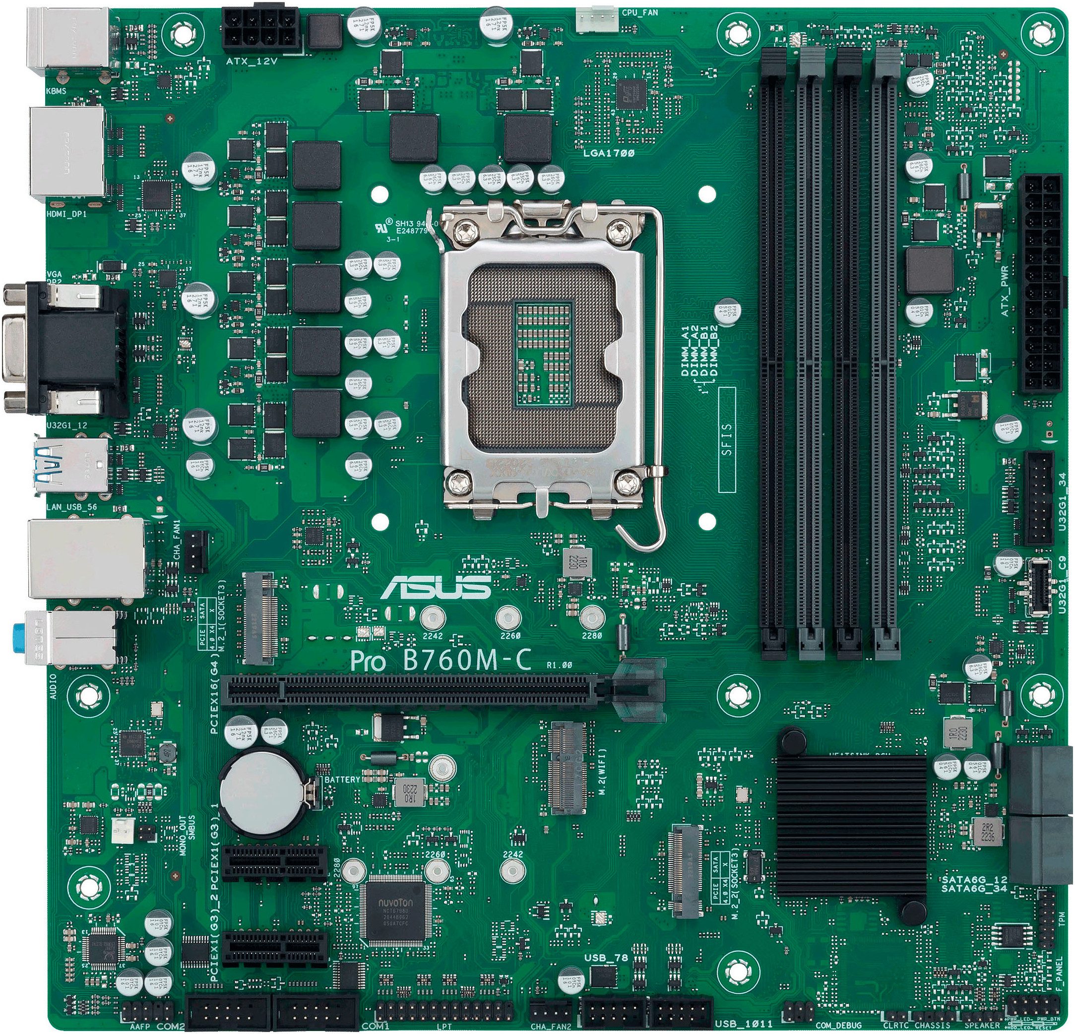 Asus PRO B760M-C-CSM Mainboard
