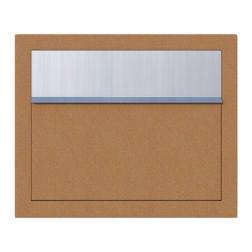 Bravios Briefkasten Briefkasten Elegance Rost mit Edelstahlklappe