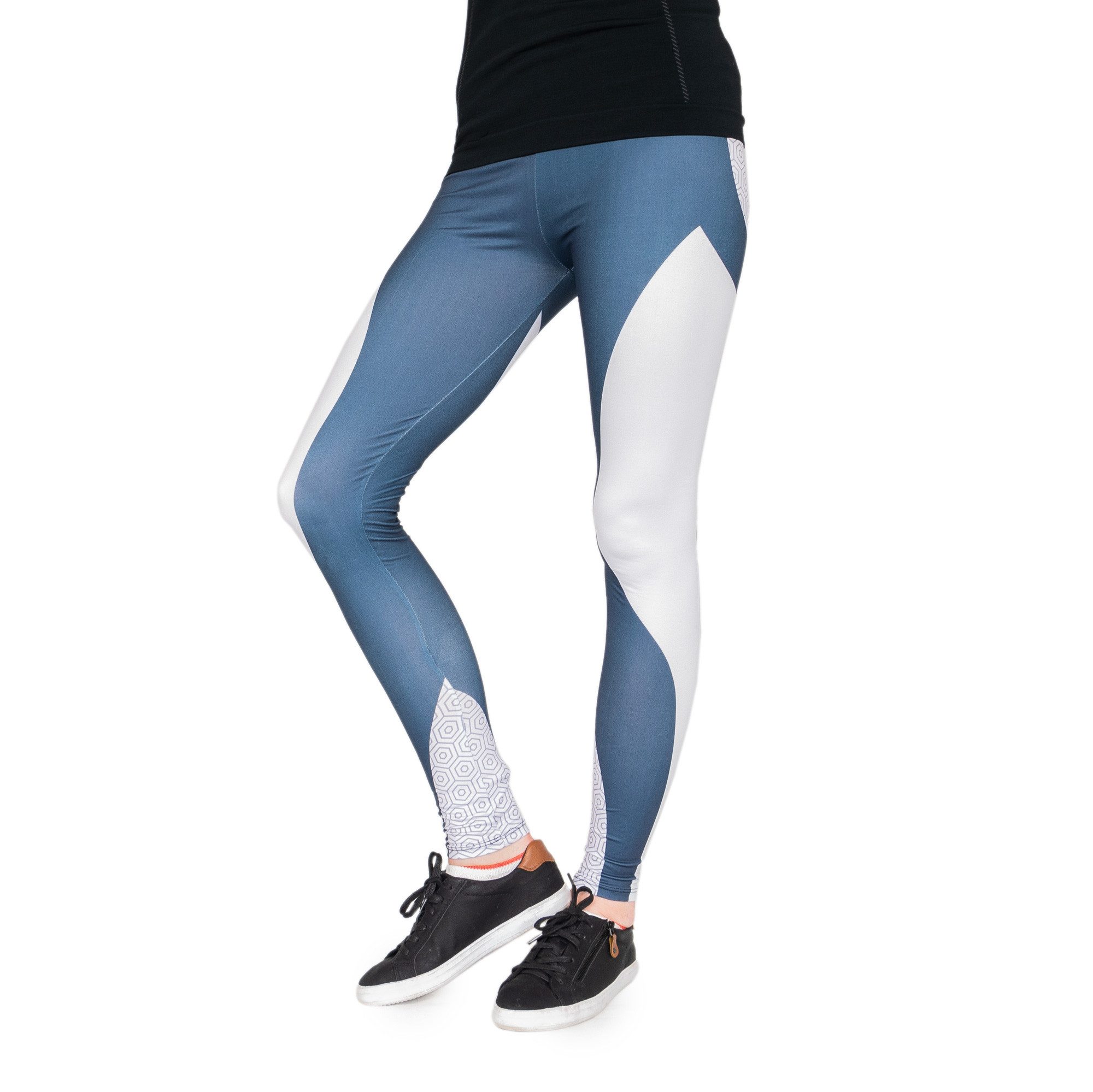 Leggings Yoga und Fitness-Leggings (Einheitsgröße) - Squats Grau