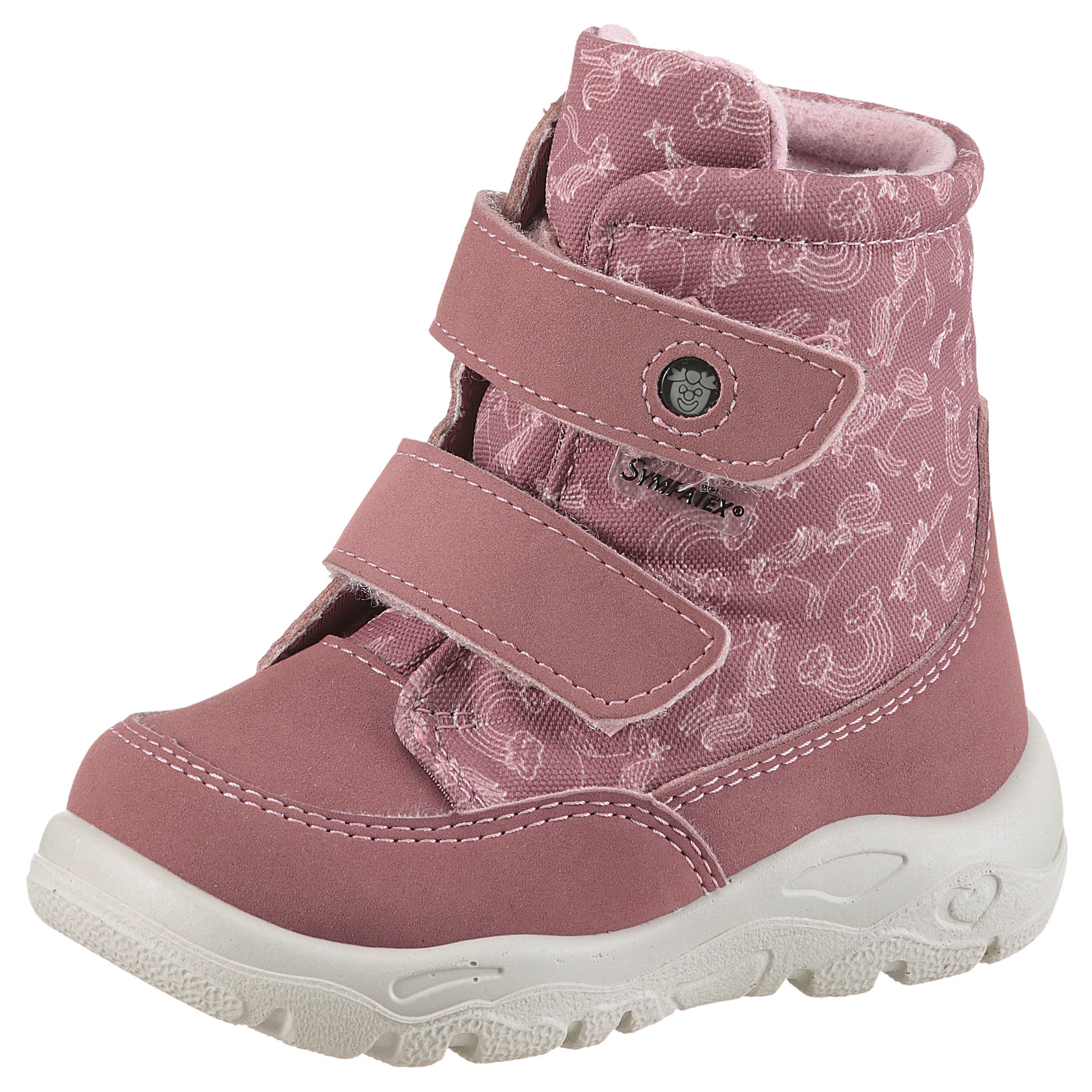 PEPINO by RICOSTA Madlen WMS: mittel Winterstiefel Klettstiefel mit Sympatex, Lauflernschuh, Größenschablone zum Download