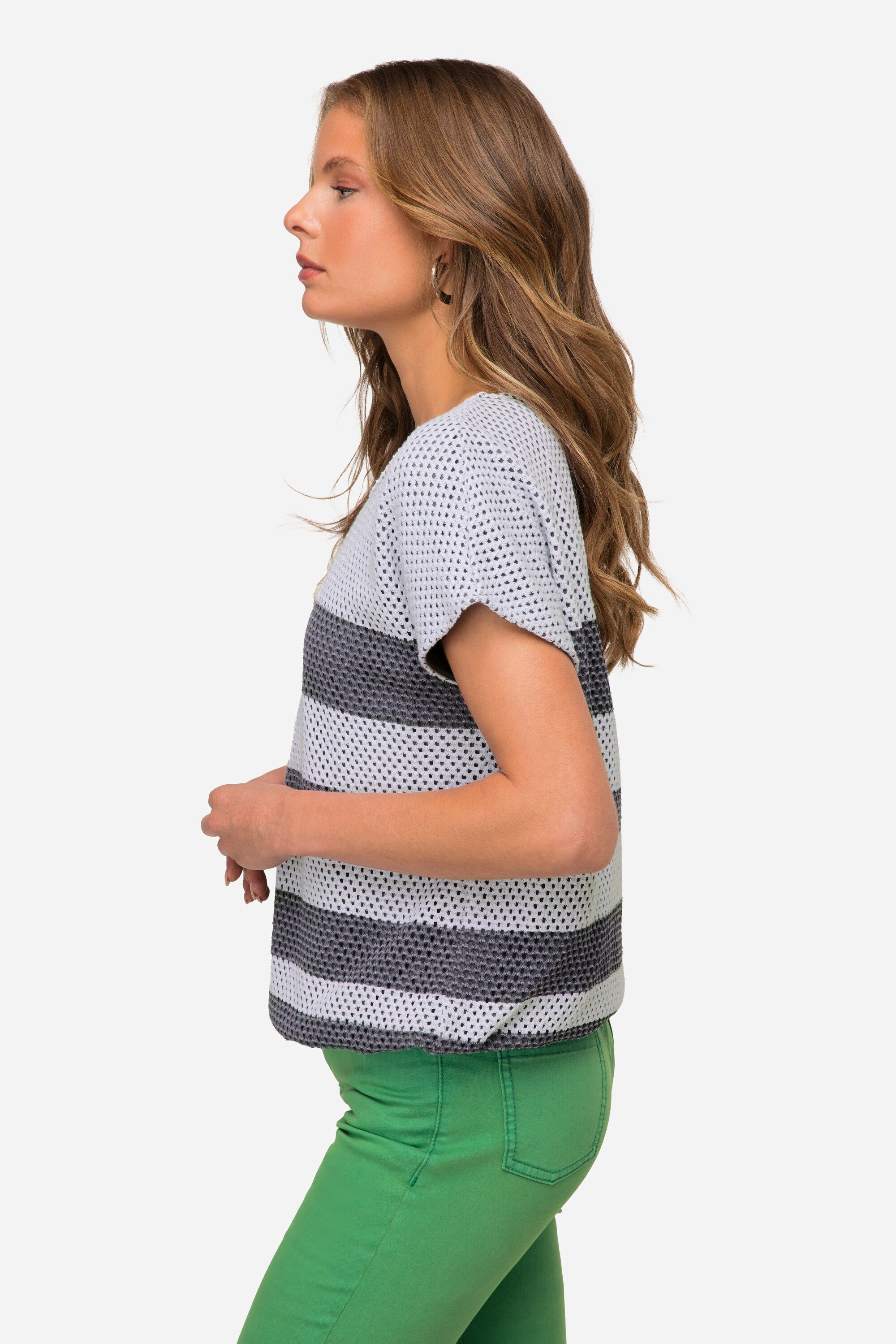 Laurasøn Sweatshirt Sweatshirt oversized doppellagig Streifen