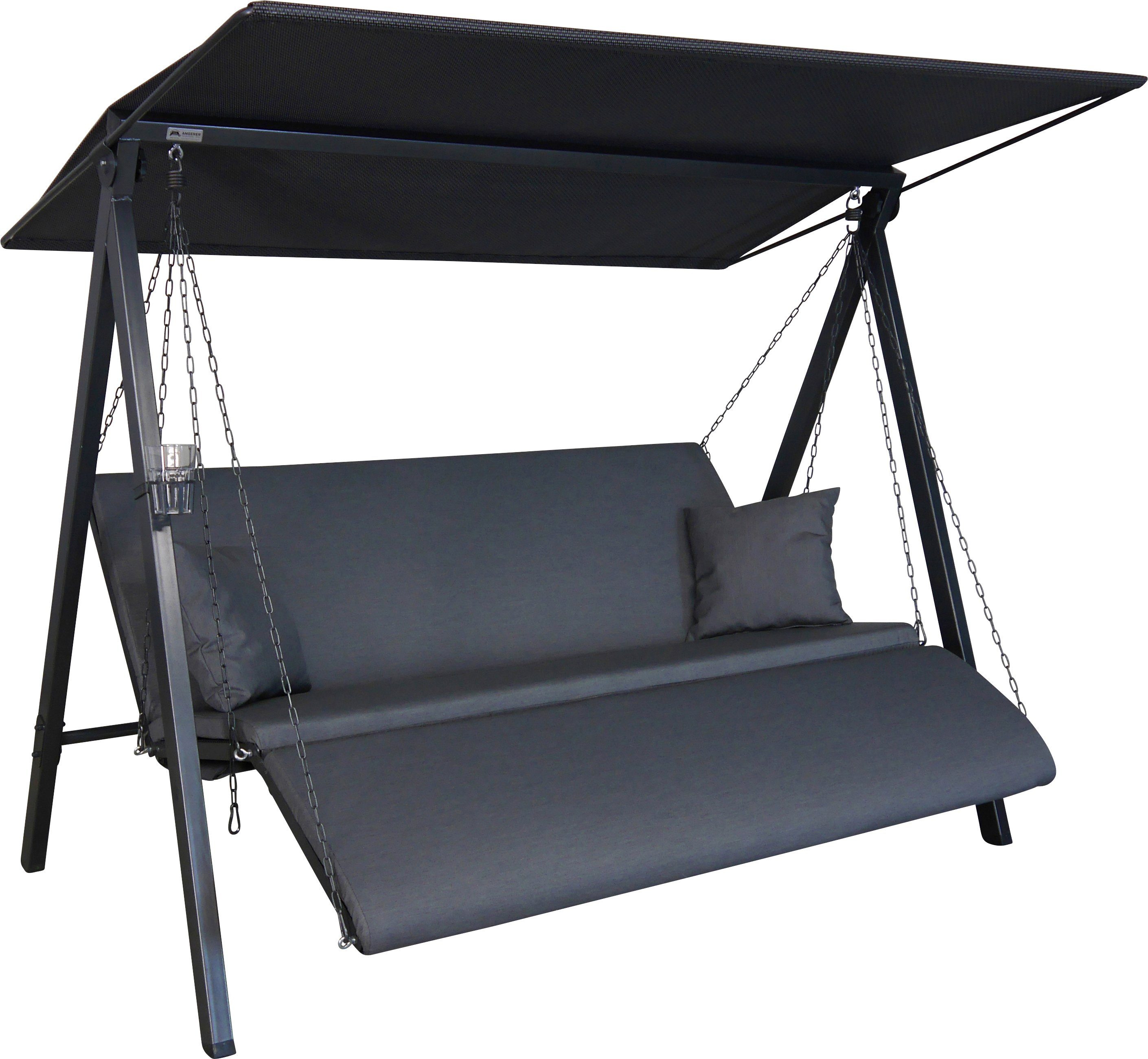 Hollywoodschaukel Lounge Zip anthrazit