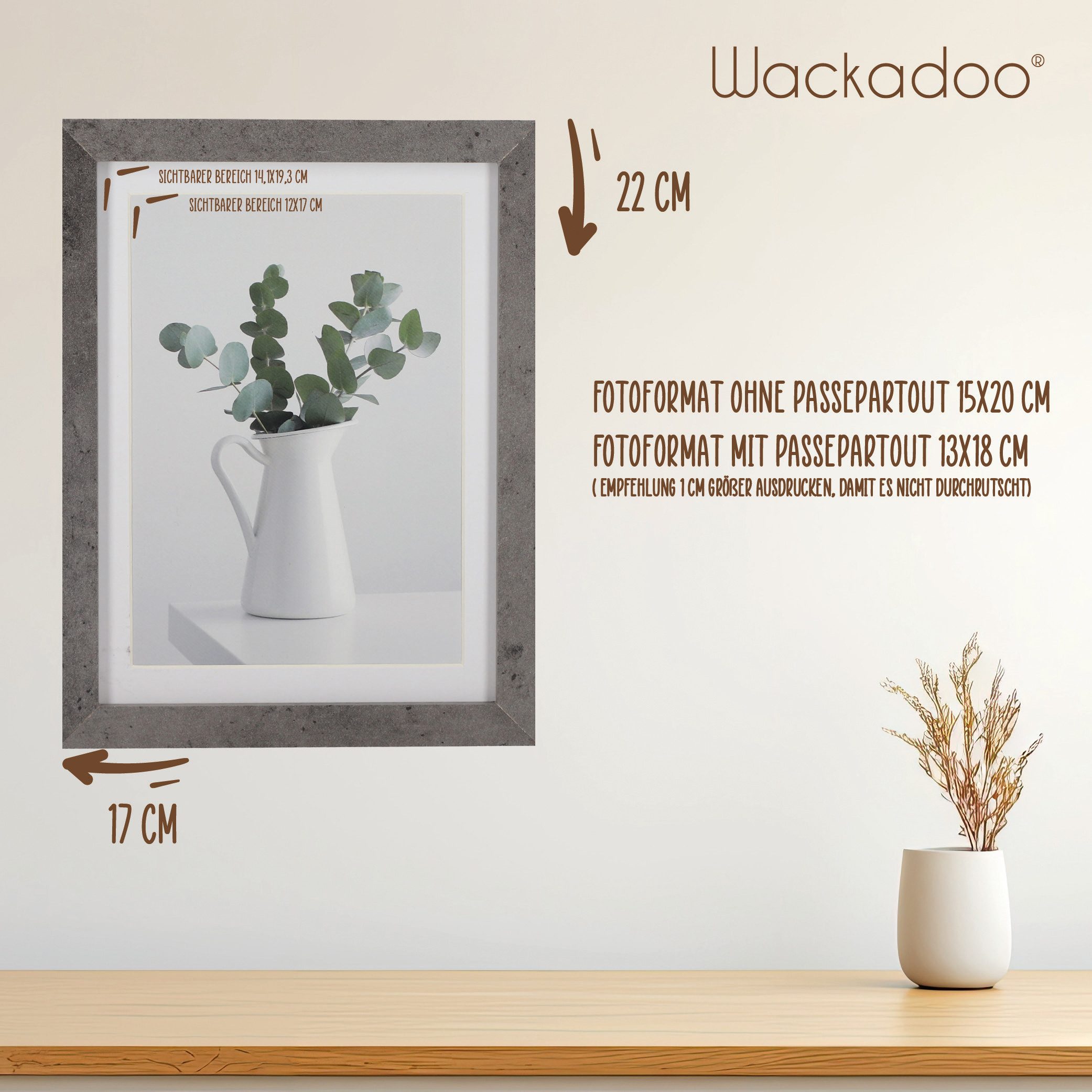 Wackadoo Living Bilderrahmen-Set the Frame Bilderrahmen günstig online kaufen