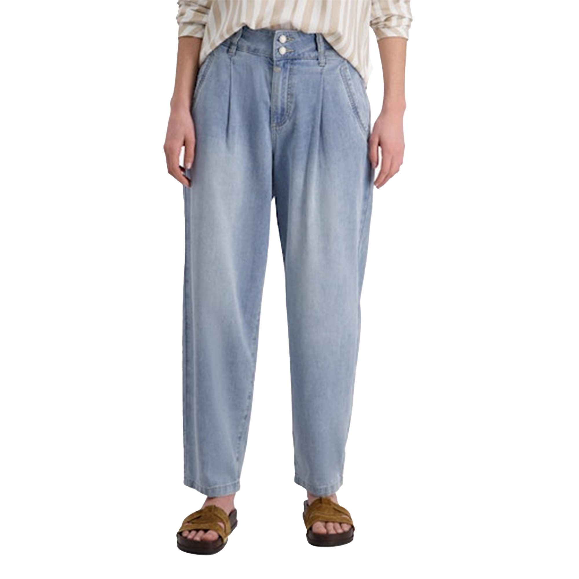 TIMEZONE 5-Pocket-Jeans LouTZ – bleach blue wash