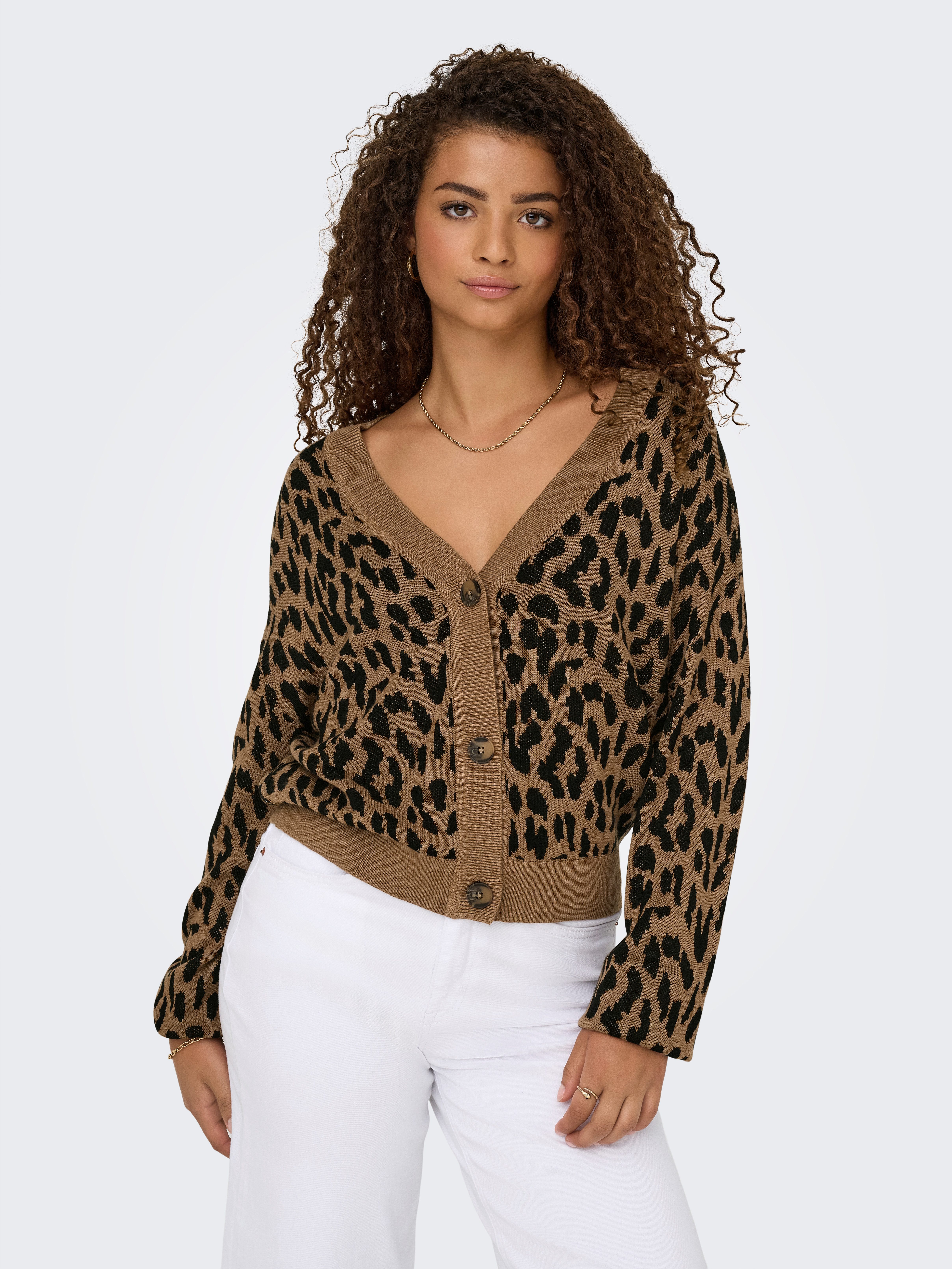 ONLY Strickjacke ONLVIENNA LS JQ LEO CARDIGAN CS KNT Viskosemischung, regular fit