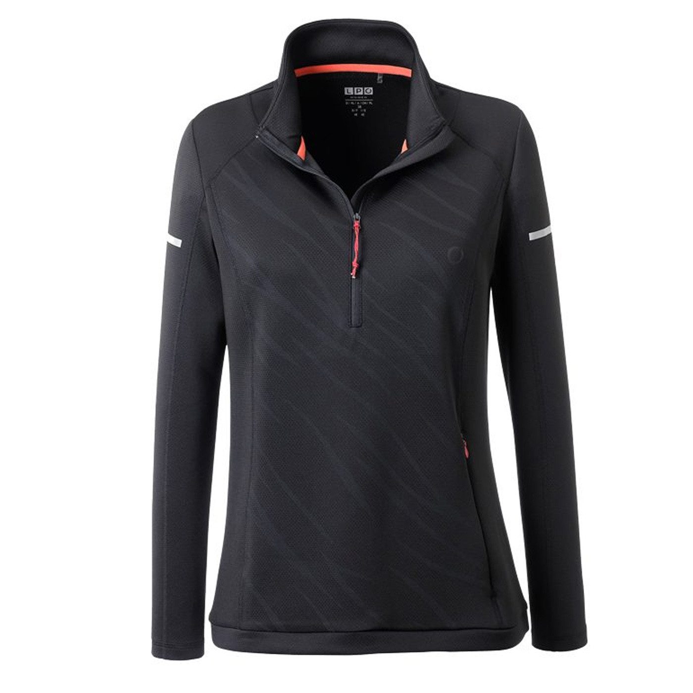 Linea Primero Trekkingjacke LPO - sportliches, funktionelles Langarm Shirt Katalin, schwarz