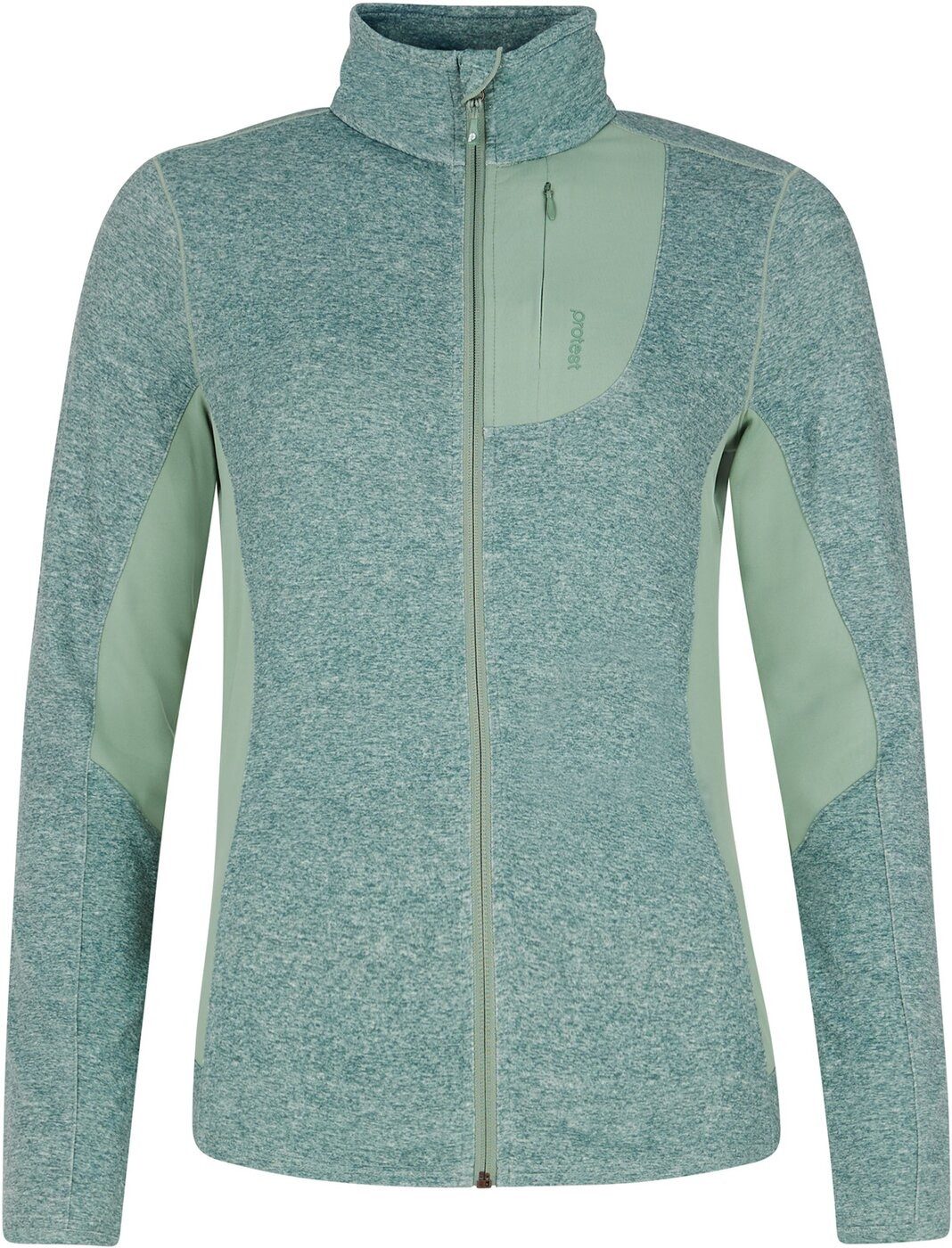 Protest Fleecejacke PRTLISBON fullzip active top Green Baygreen