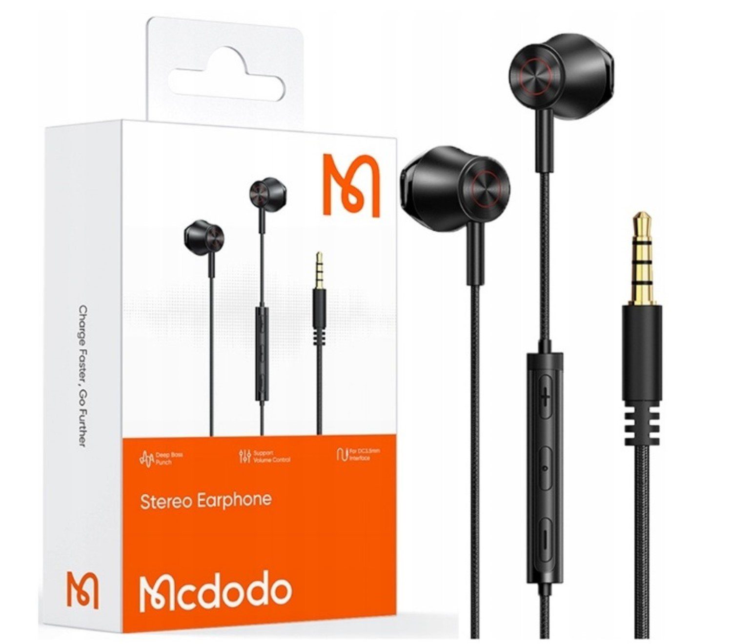 mcdodo Micro Star Series Stereo Kopfhörer 3,5mm Aux Anschluss Kopfhörer