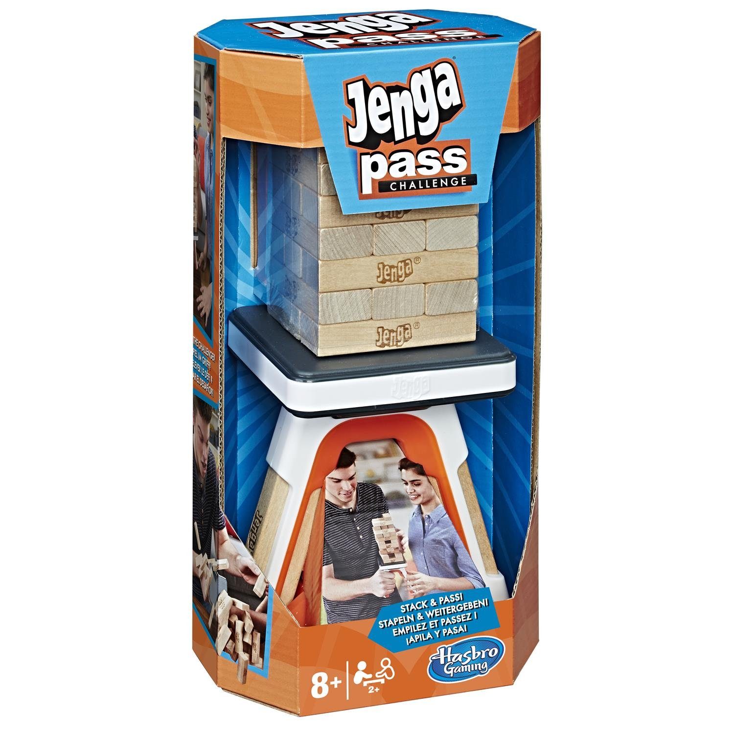 Hasbro Spielesammlung, Hasbro E0585EU4 - Hasbro Gaming - Jenga Pass Challenge