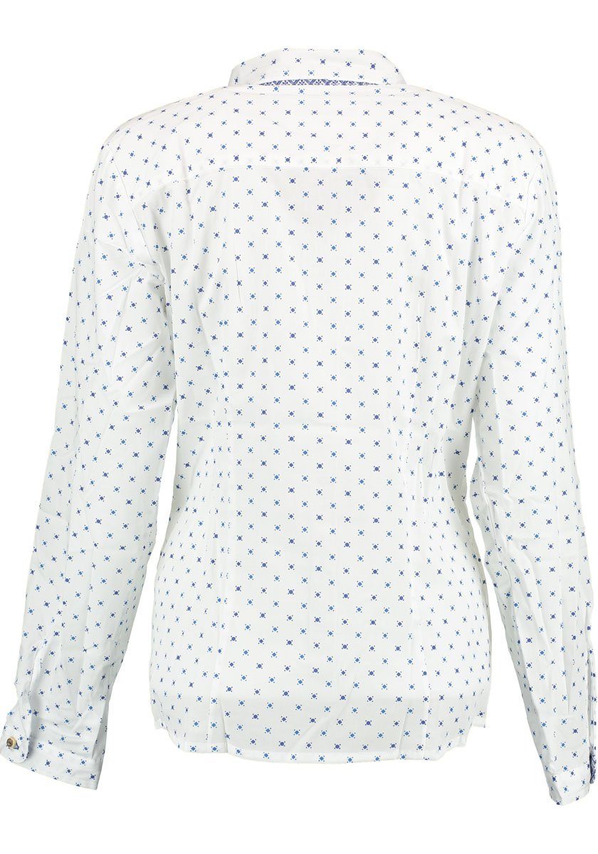 OS Trachten Trachtenbluse Lapilo Damen Langarmbluse mit Haifischkragen günstig online kaufen