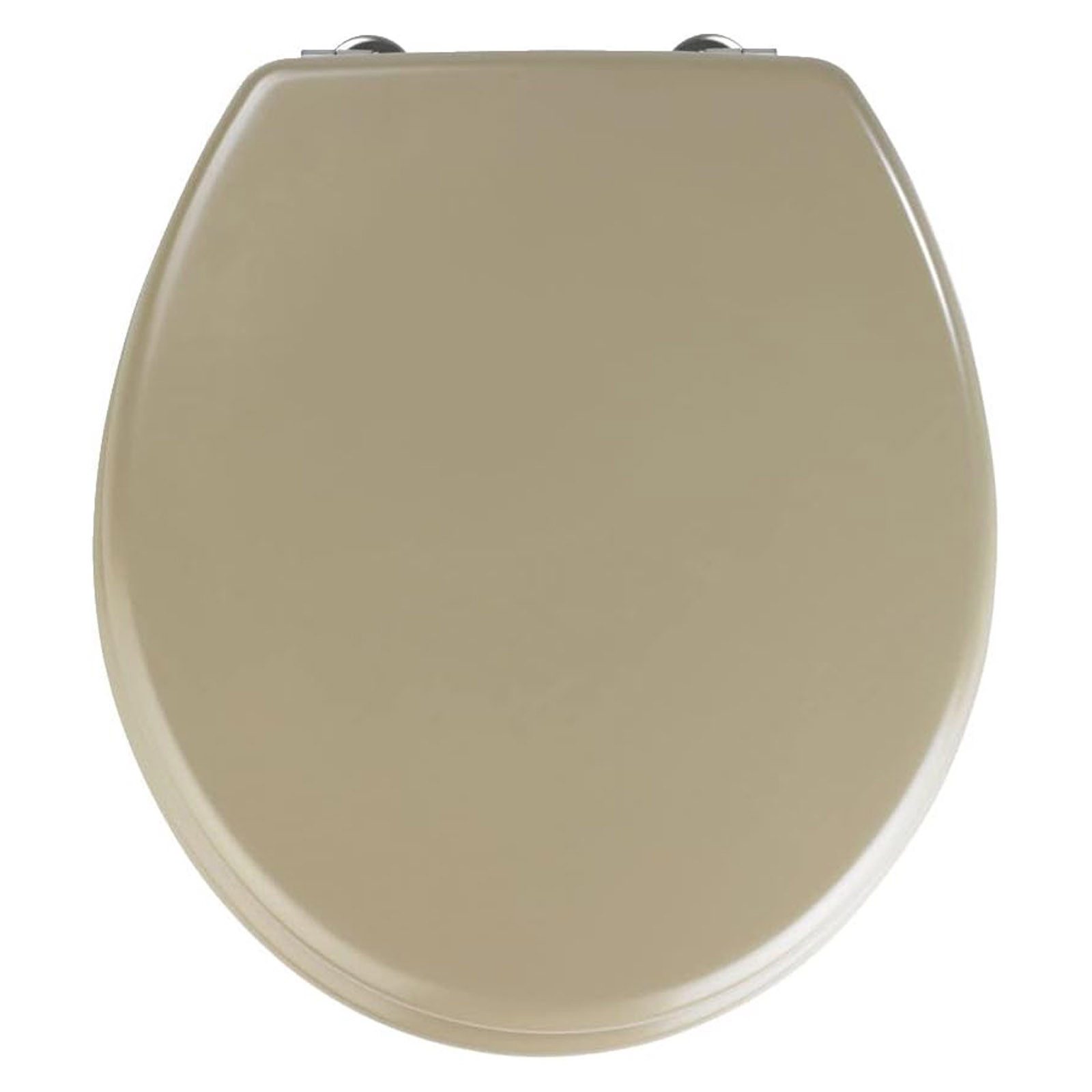 WENKO WC-Sitz WC Toiletten SitzToilettensitz, MDF Sandbeige Matt günstig online kaufen