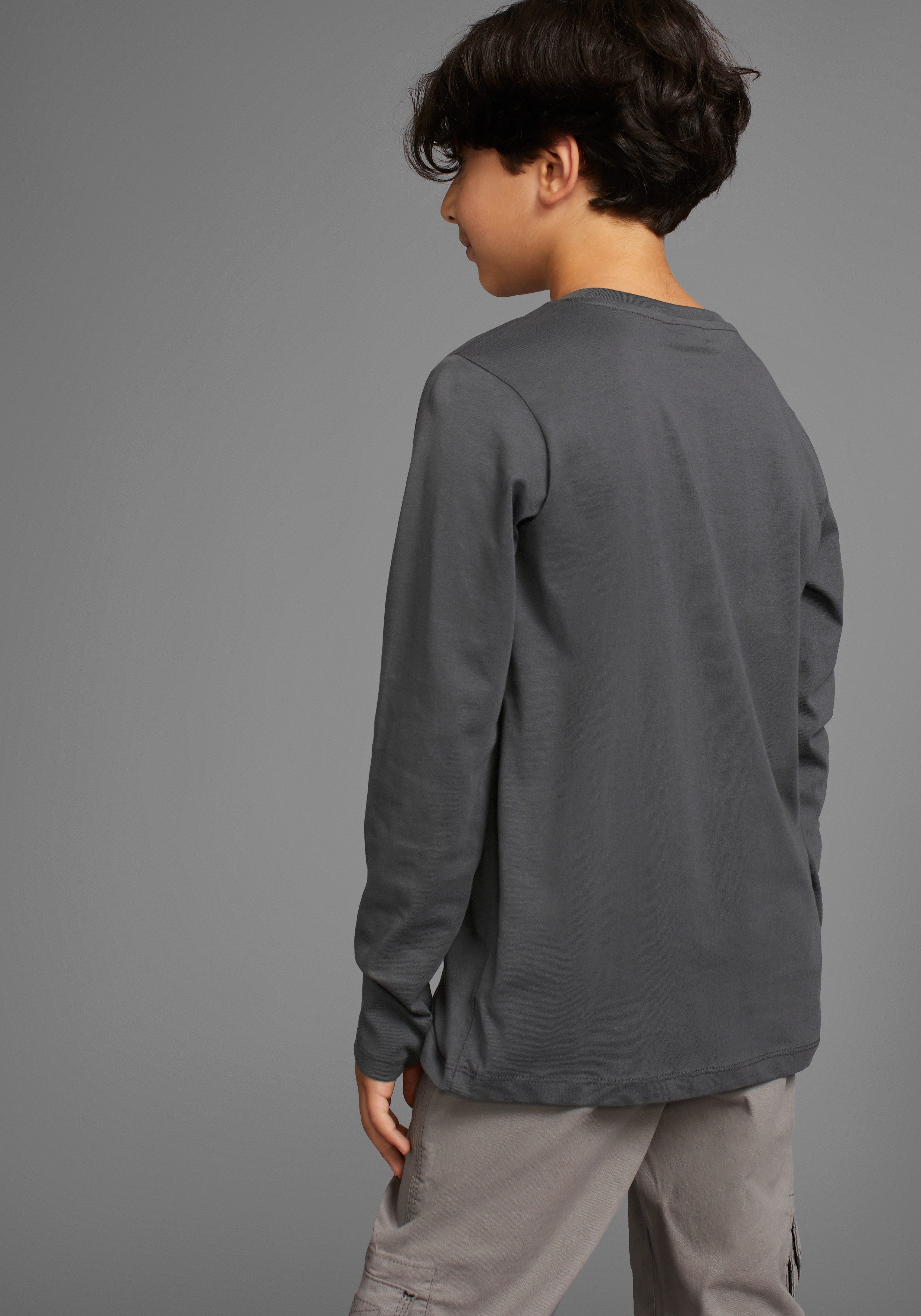 KIDSWORLD Langarmshirt BIKER, lässiger Druck für Jungen