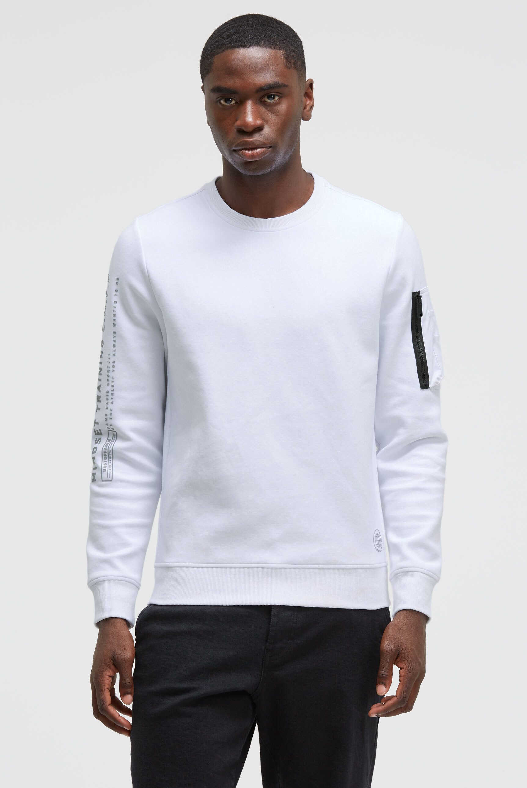 CAMP DAVID Sweater mit Baumwolle