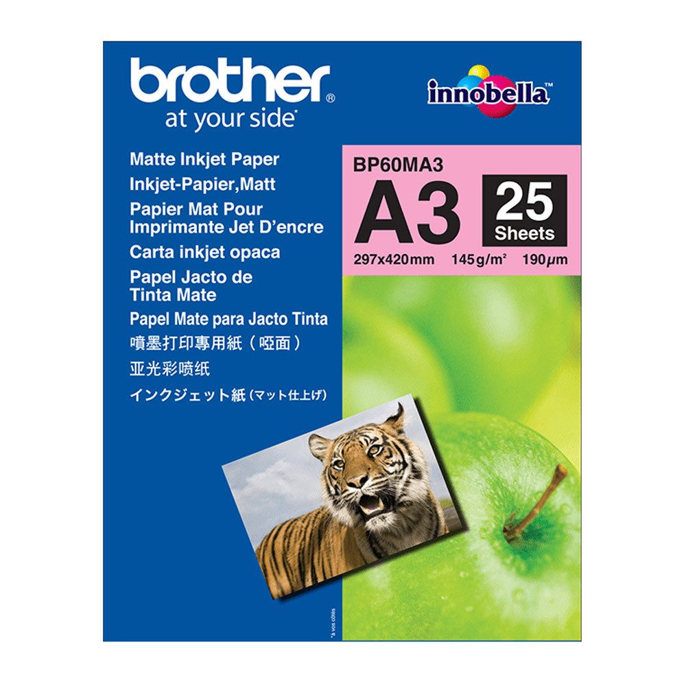 Brother Fotopapier BP60MA3 A3 25 Blatt