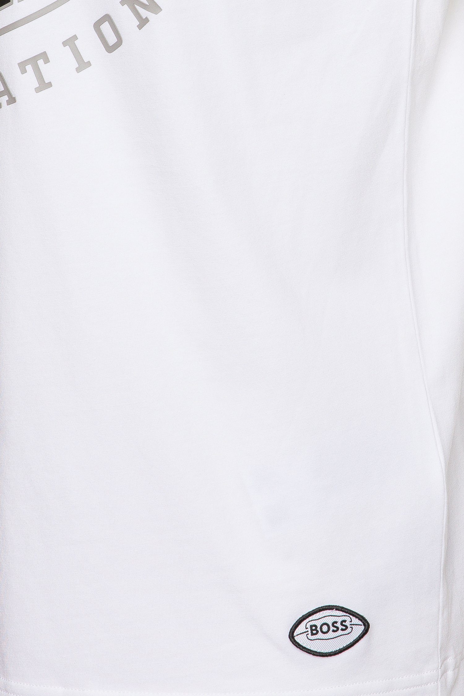 Weiß NFL Trap ORANGE (1-tlg) (104) T-Shirt T-Shirt BOSS