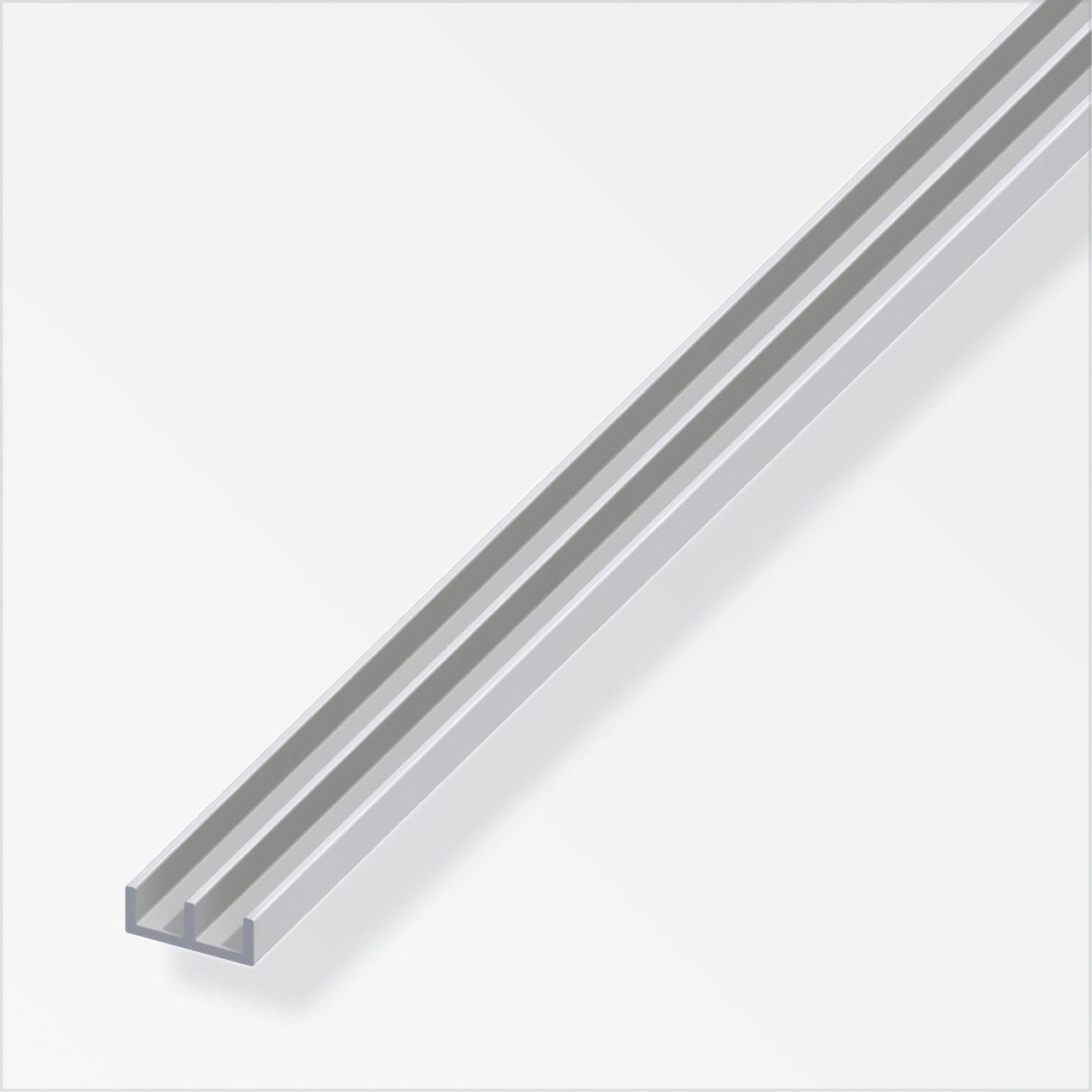alfer Profil alfer Führungsschienen-Profil, unten 1 m, 6 x 6 x