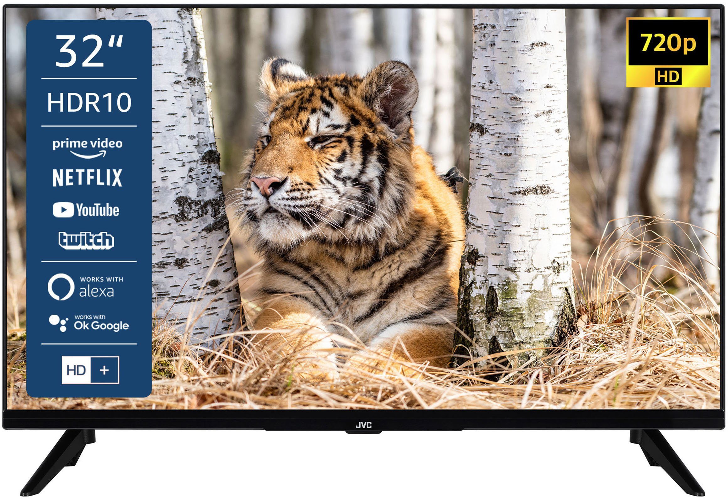 JVC LT-32VHE5155 LED-Fernseher (80 cm/32 Zoll, Smart-TV) HD-ready