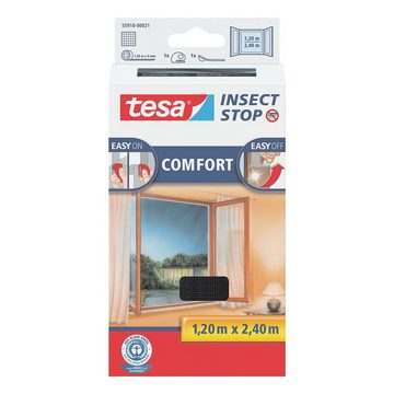 tesa Fliegengitter-Gewebe Insect Stop COMFORT, 1,2/2,4 m, für bodentiefe Fenster