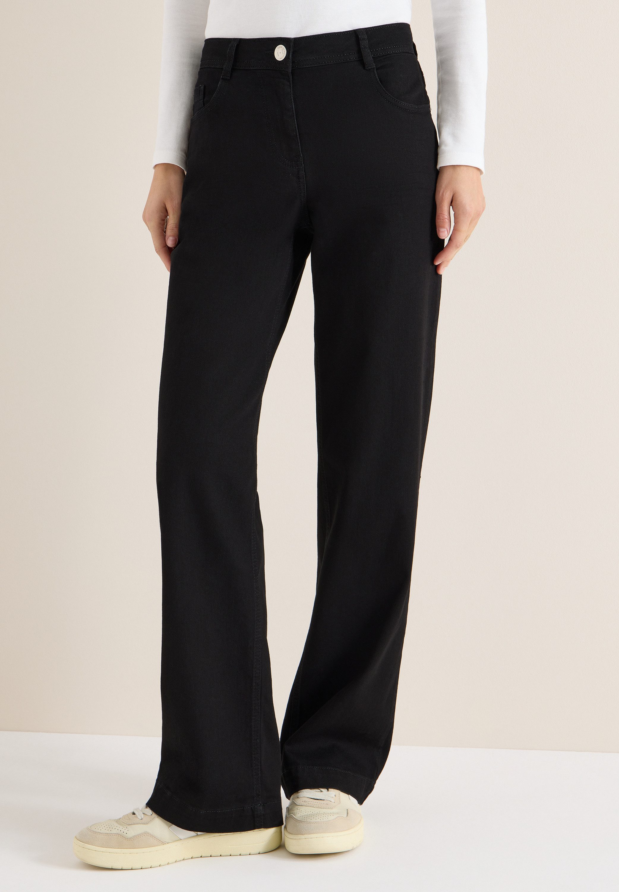 CECIL Loose-fit-Jeans High Waist