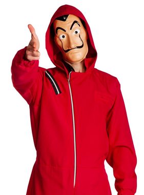 Maskworld Kostüm Einbrecher Kostüm, Gangsterkostüm im Stil der Serie 'Haus des Geldes'