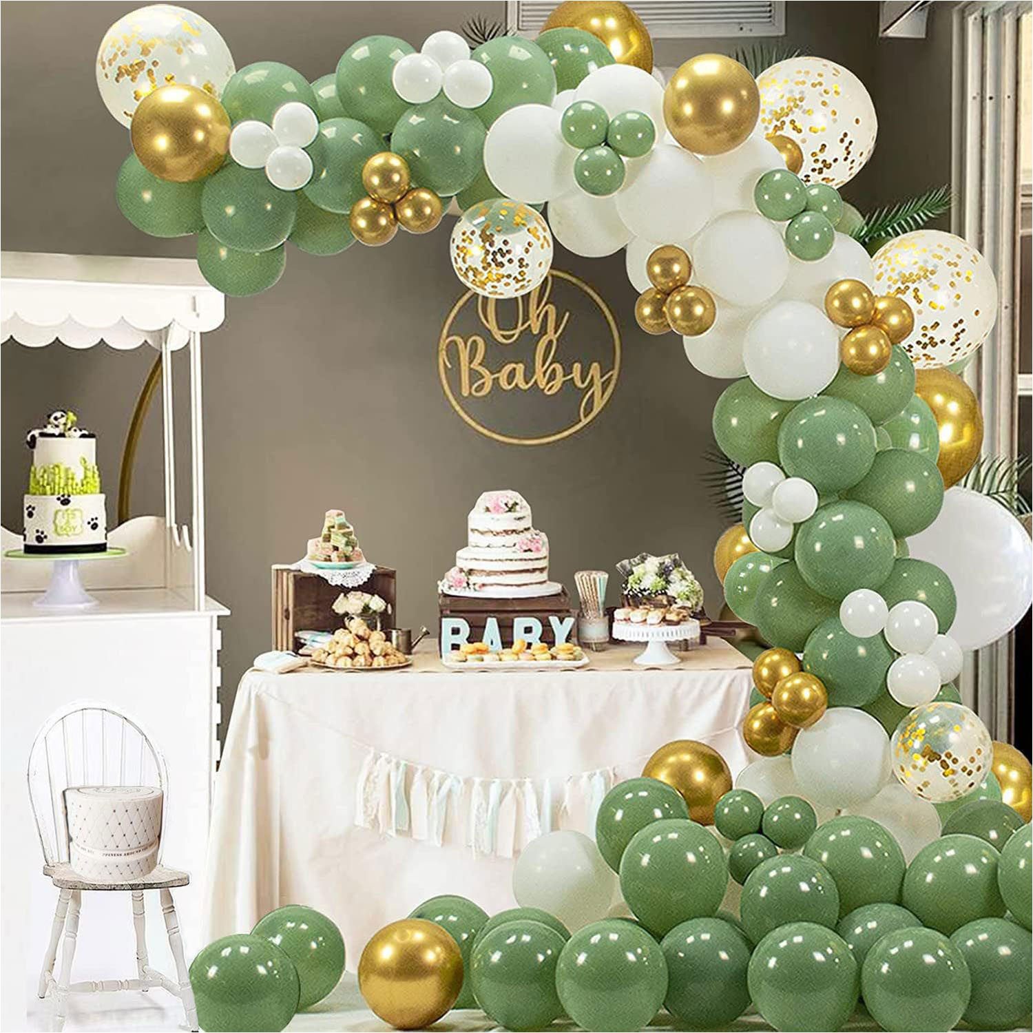 Refttenw Dekofigur Bunt Geburtstagsparty Partyzubehör Deko Set für Hochzeit günstig online kaufen
