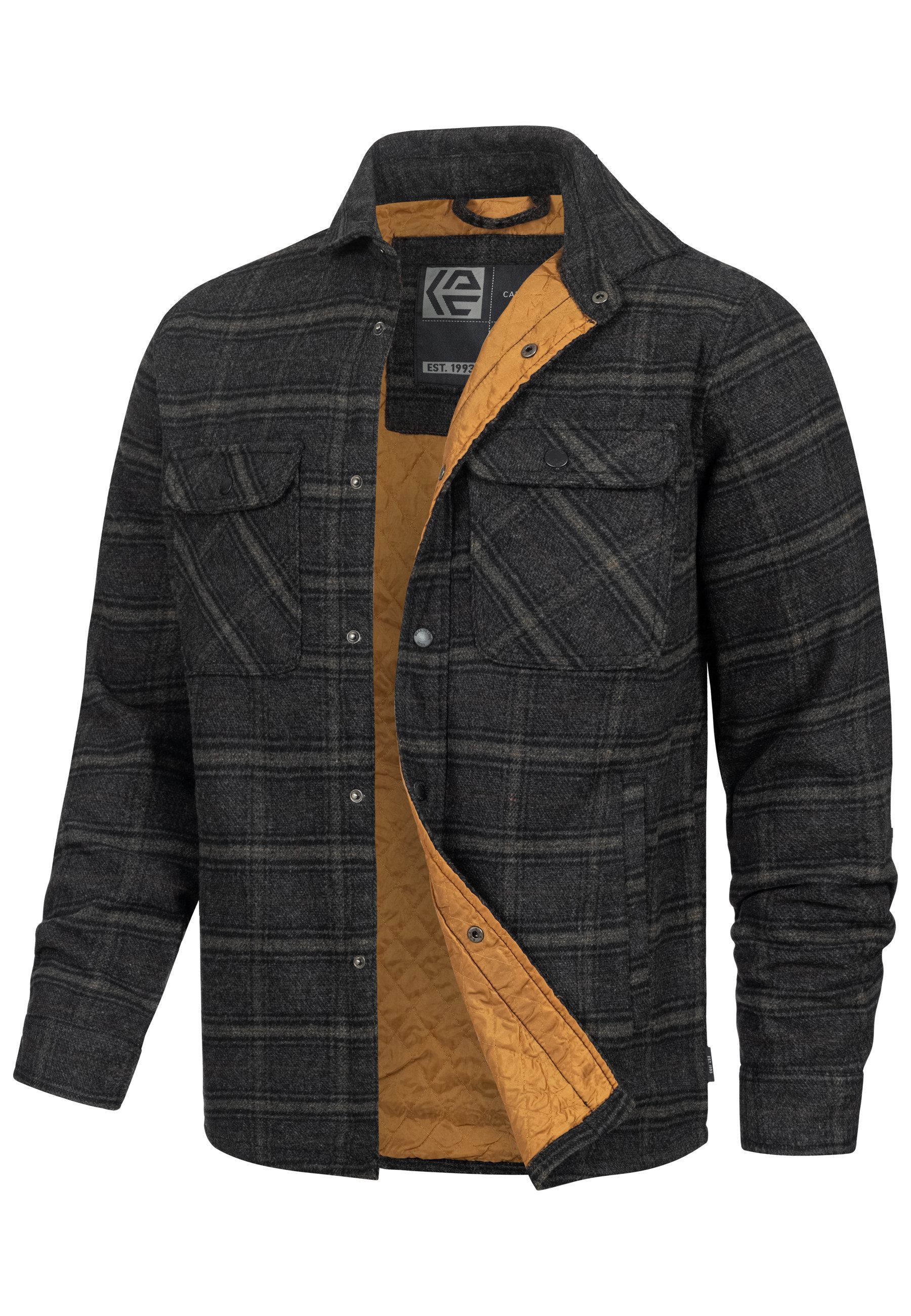 Indicode Hemdjacke Herren Henderson Übergangsjacke Herrenjacke günstig online kaufen