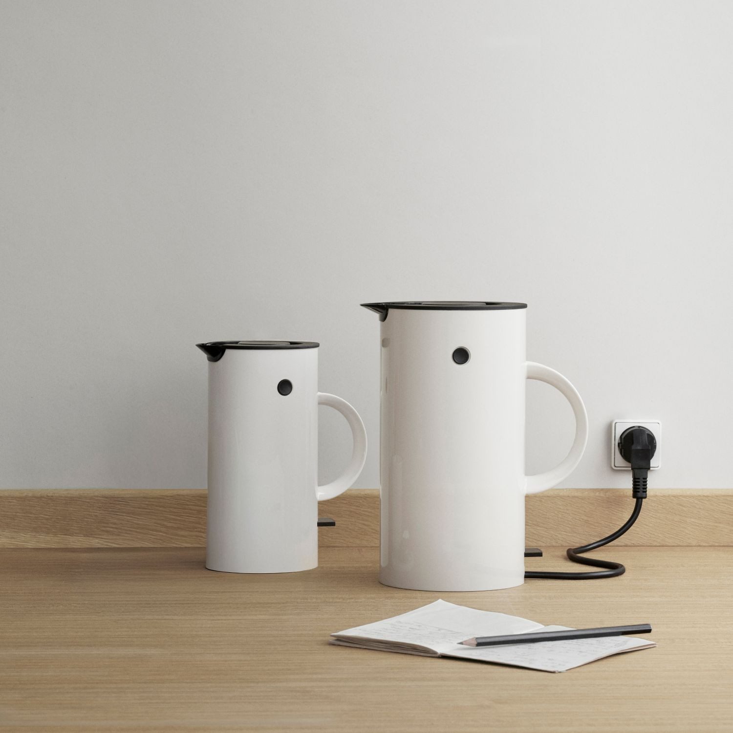 Stelton Wasserkocher EM77 0,5 l Weiß, 0,5 l, 700 W