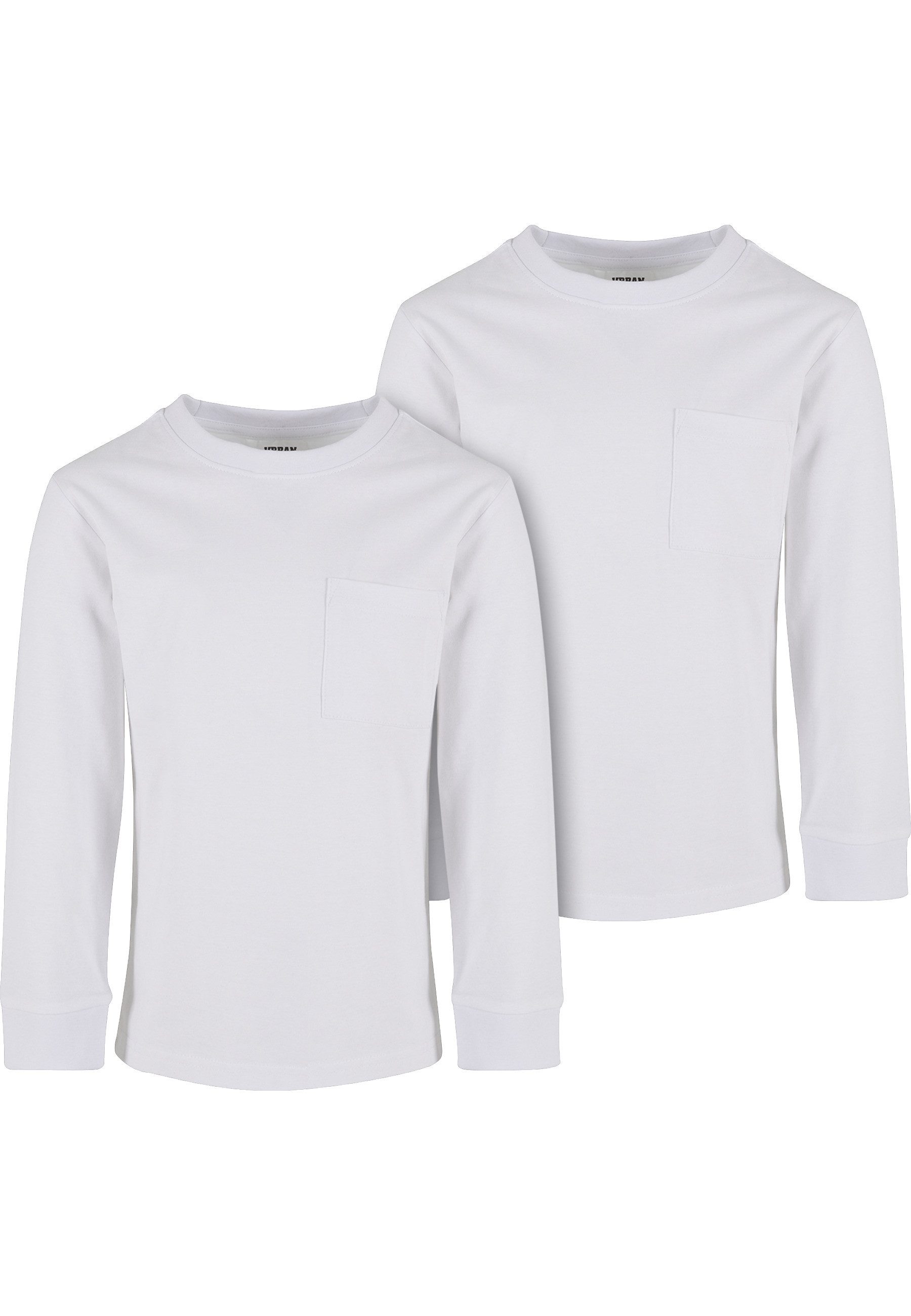 Longsleeve Urban Classics Boys Heavy Oversized Pocket Longsleeve 2-Pack