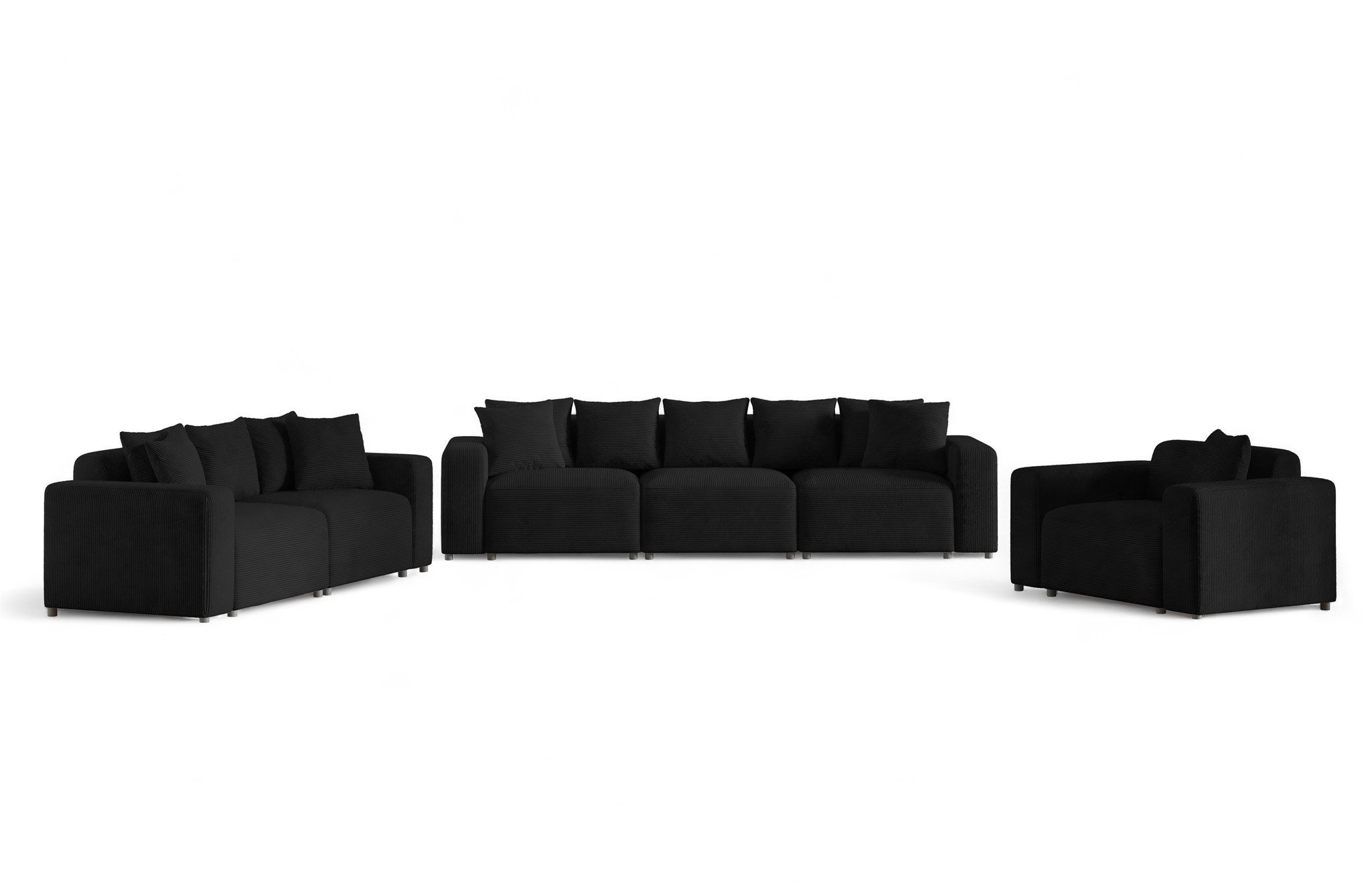 Fun Möbel Polstergarnitur Sofa-Set Designersofa MEGAN günstig online kaufen