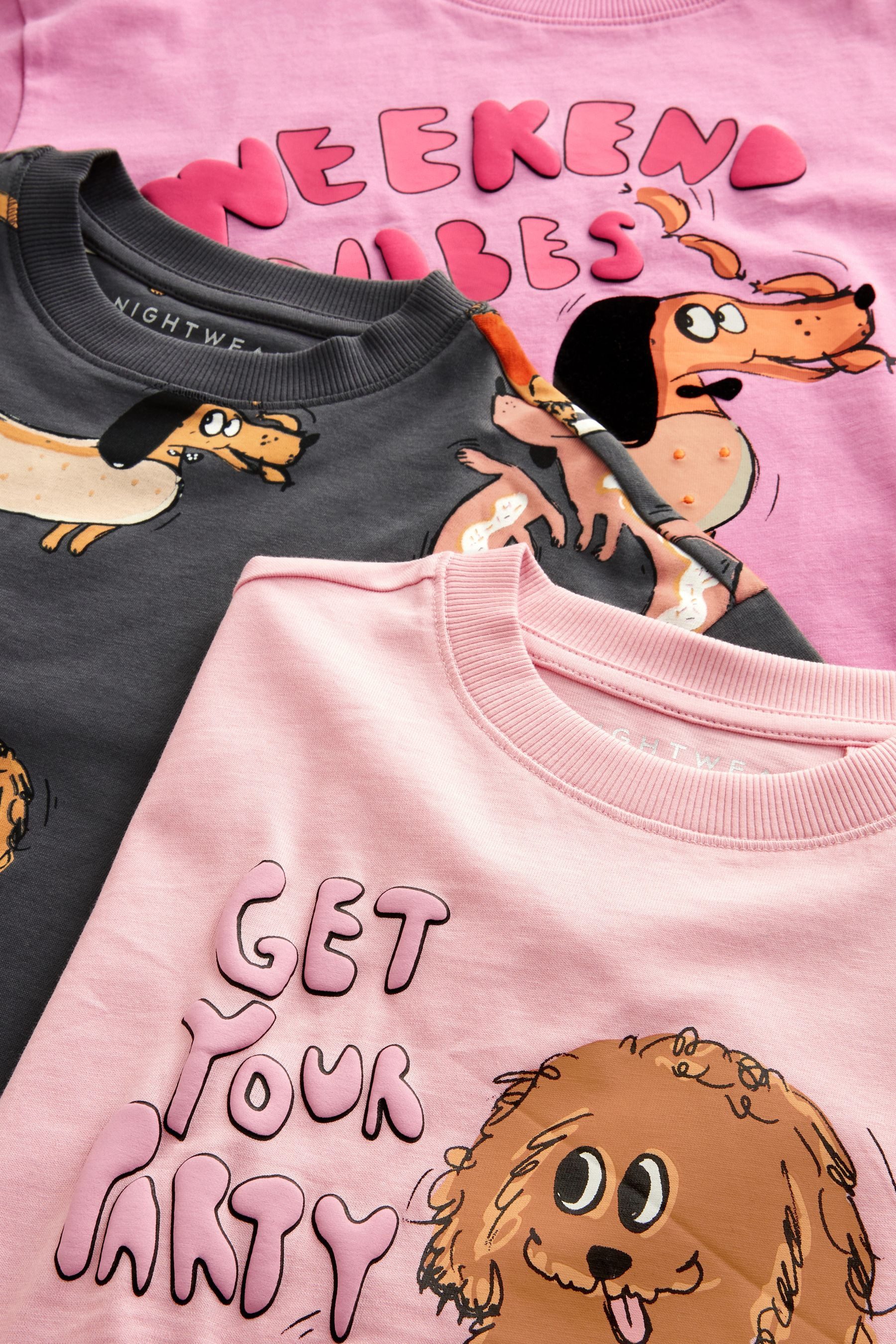 Next Pyjama Kurze Schlafanzüge, 3er-Pack (6 tlg)