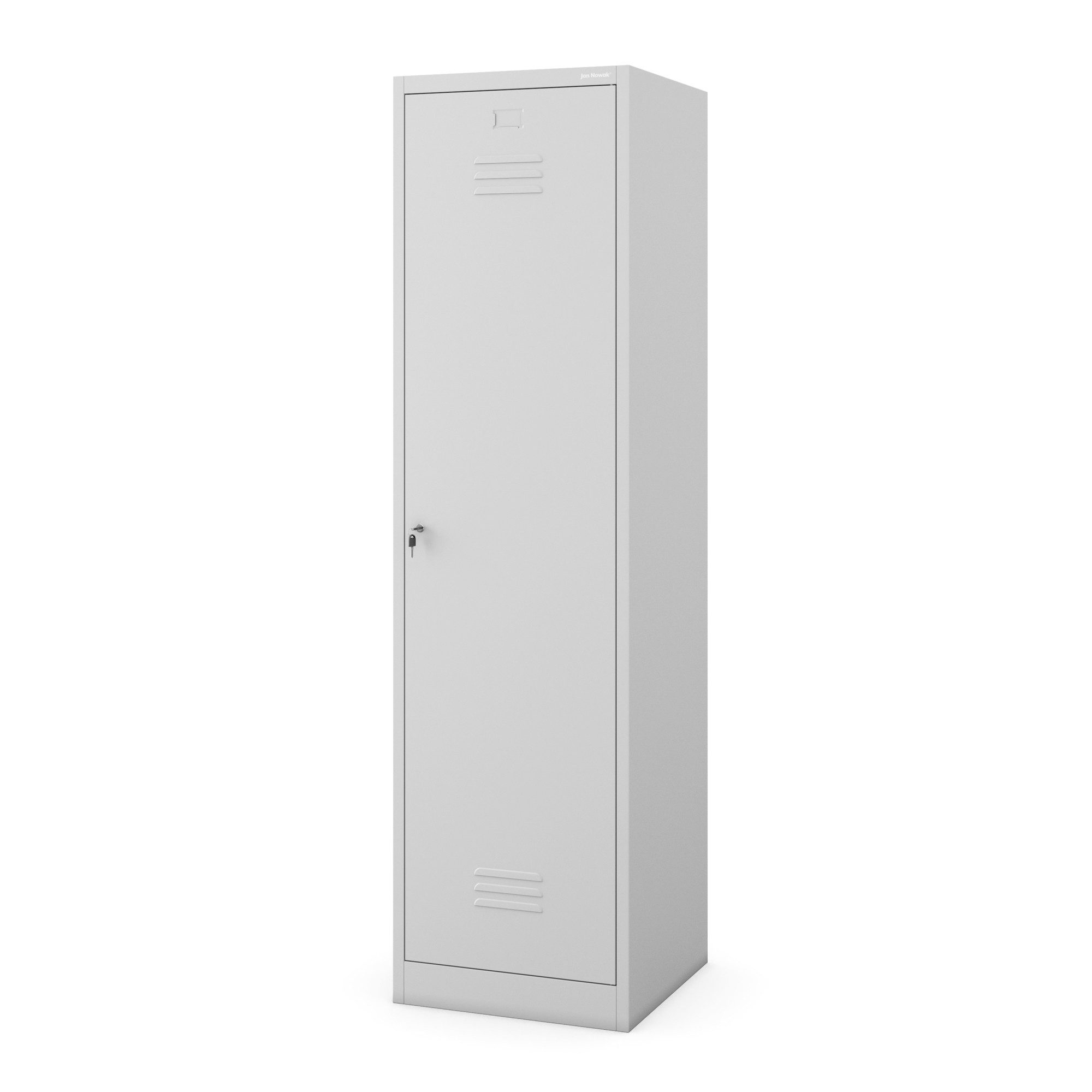 Jan Nowak Mehrzweckschrank Metall Besenschrank 50 cm AGNES abschließbar Haushalt Stahl (Stahl 0,6 mm 185 x 50 x 50 cm Wandmontage möglich PZH) Putzschrank Schloss 2 Schlüssel robust 185 cm hoch 4 Farben