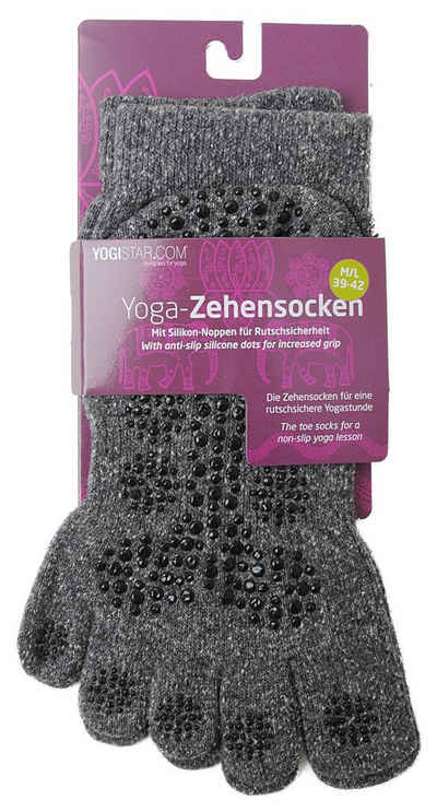 Yogistar Freizeitsocken Yoga Zehensocken Zen (Standard, 1-Paar)