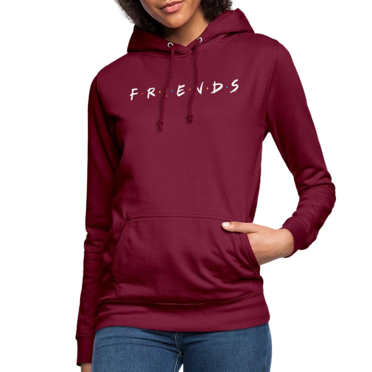 Spreadshirt Hoodie Friends Logo Damen Hoodie (1-tlg) günstig online kaufen