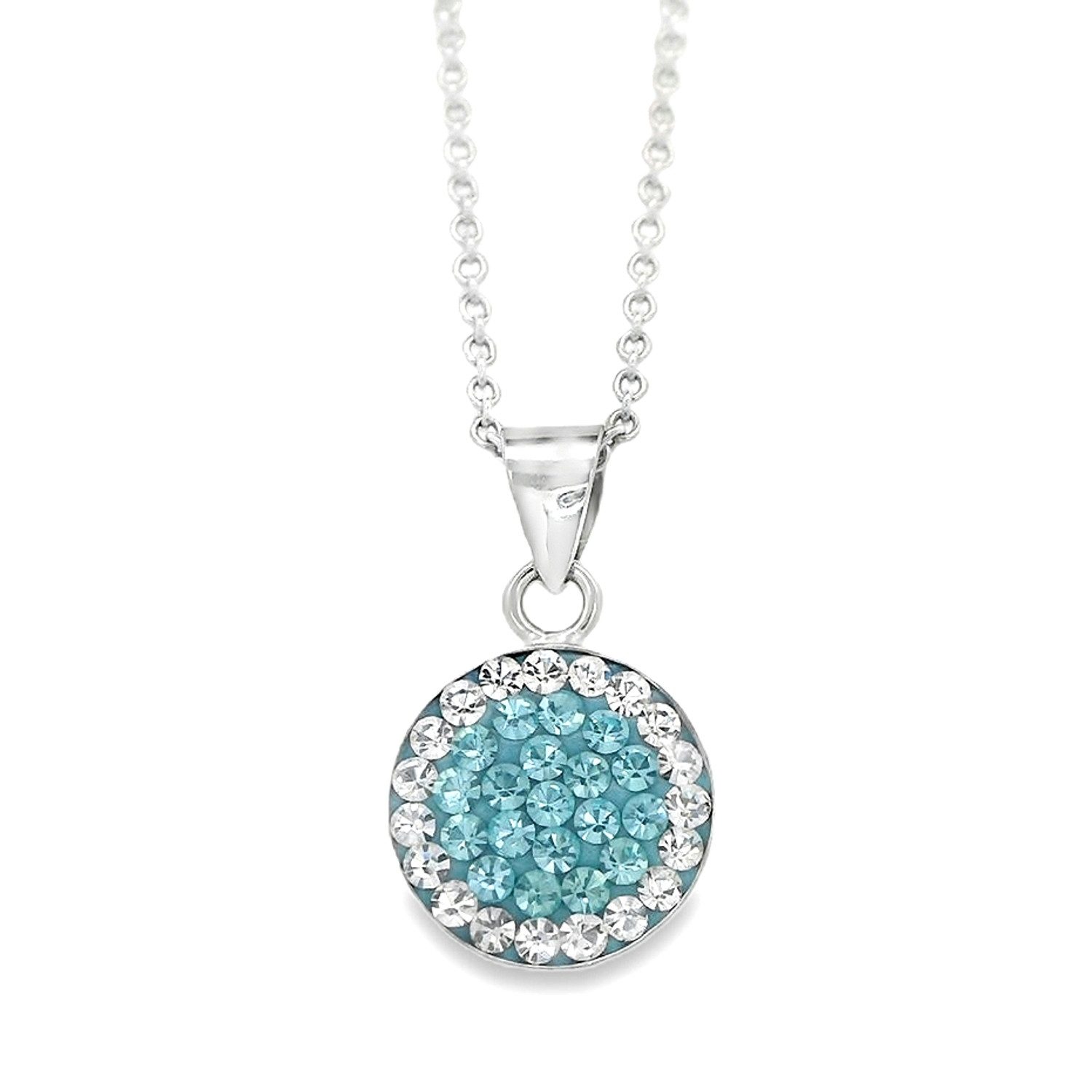 Impala Kette mit Anhänger Elegante Halskette „Natalie“ aus 925 Silber mit Preciosa Kristallen