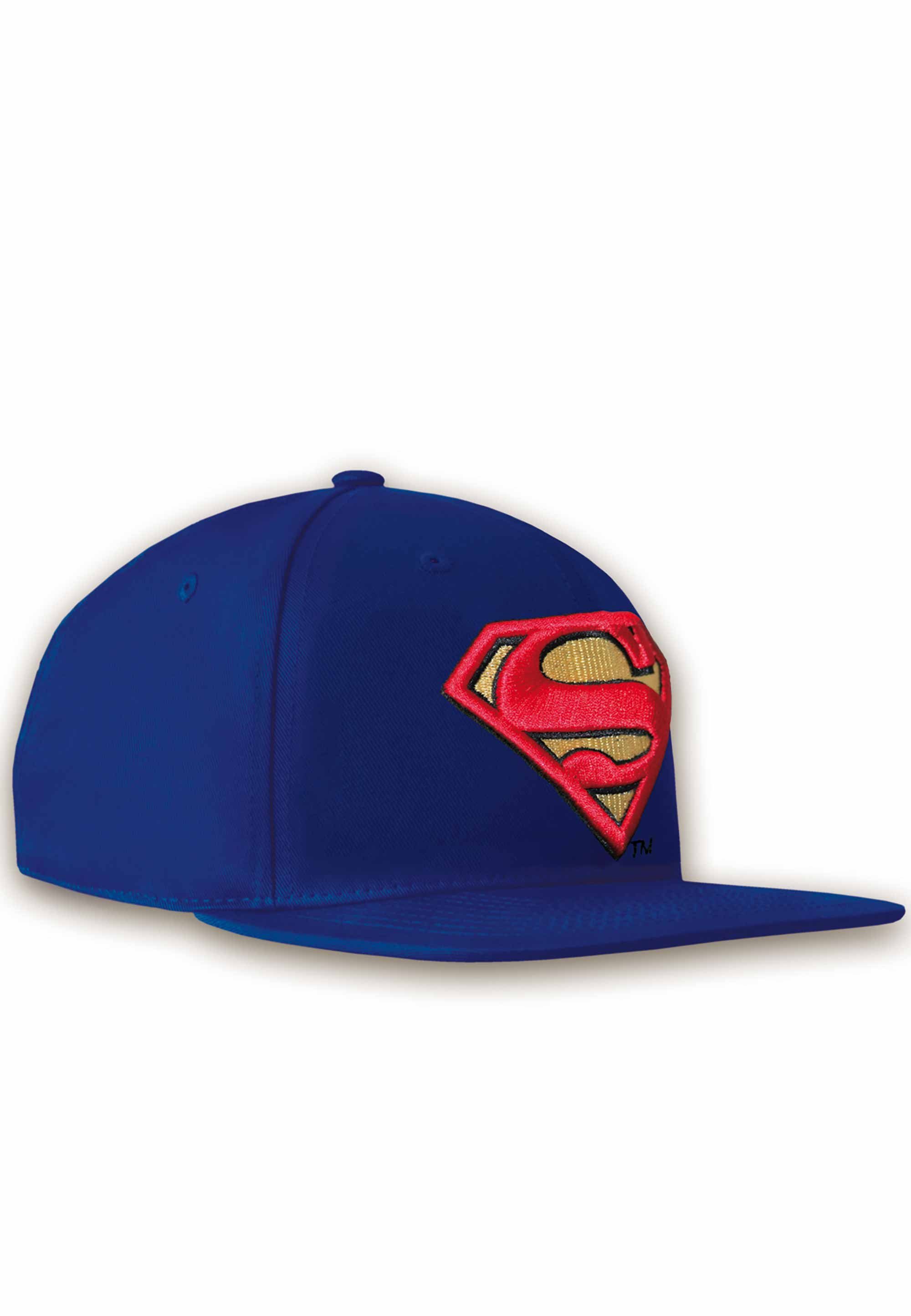 met Superman Baseball Cap DC stiksels LOGOSHIRT