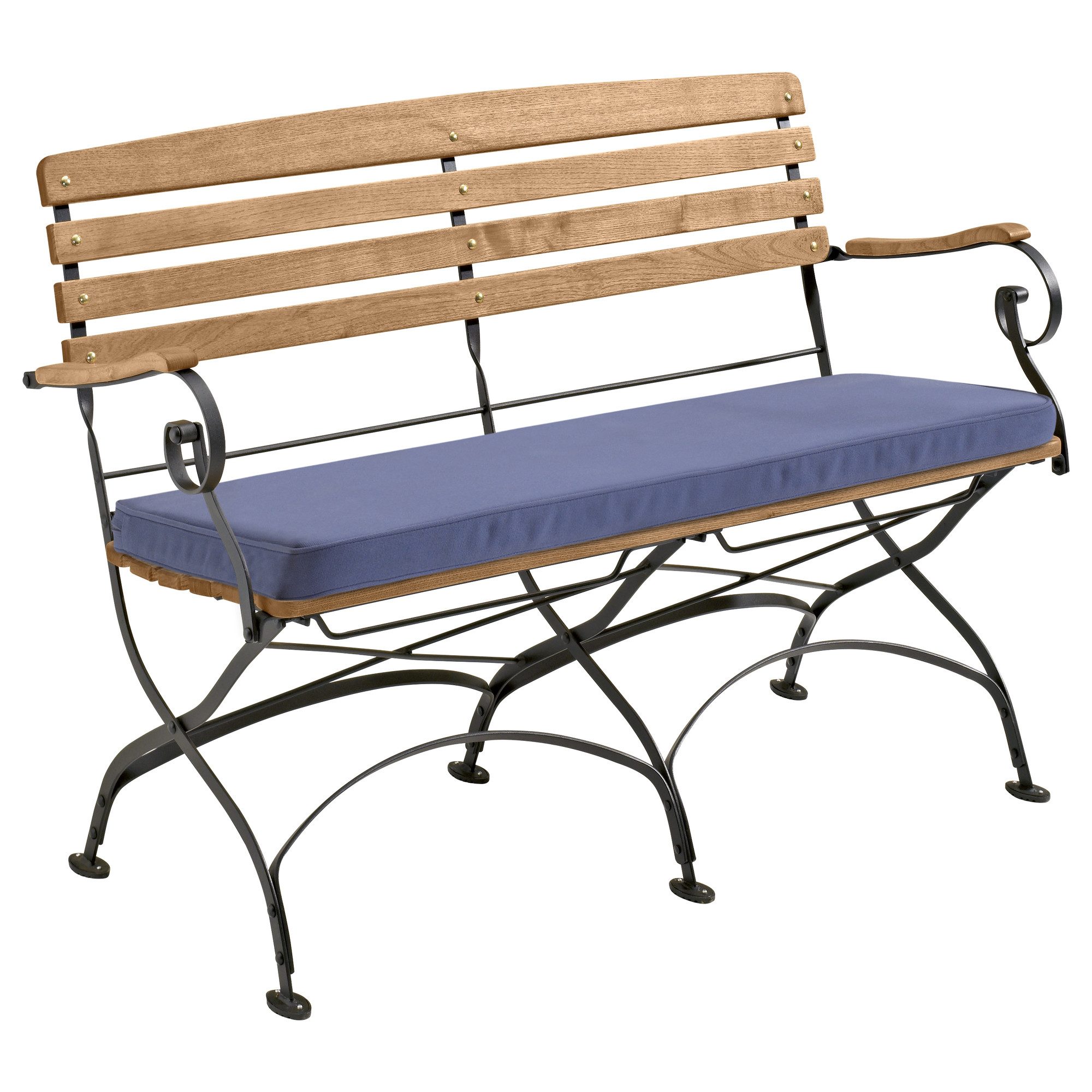 memo Stuhl Auflage Maja M8185 Gartenbank 120cm blau