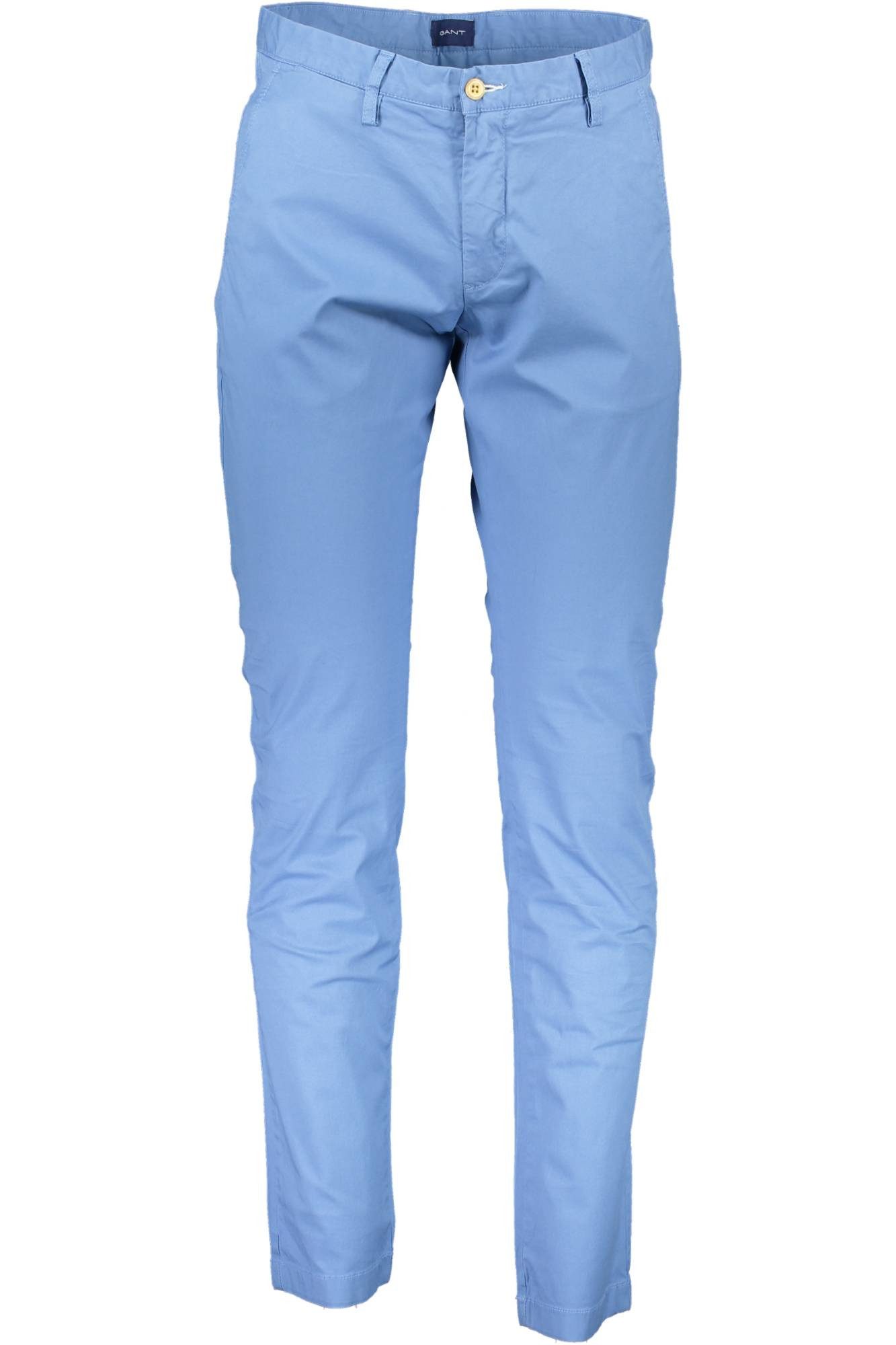 Gant 5-Pocket-Hose Elegante blaue Herrenhose mit Taschen und Logo-Detail