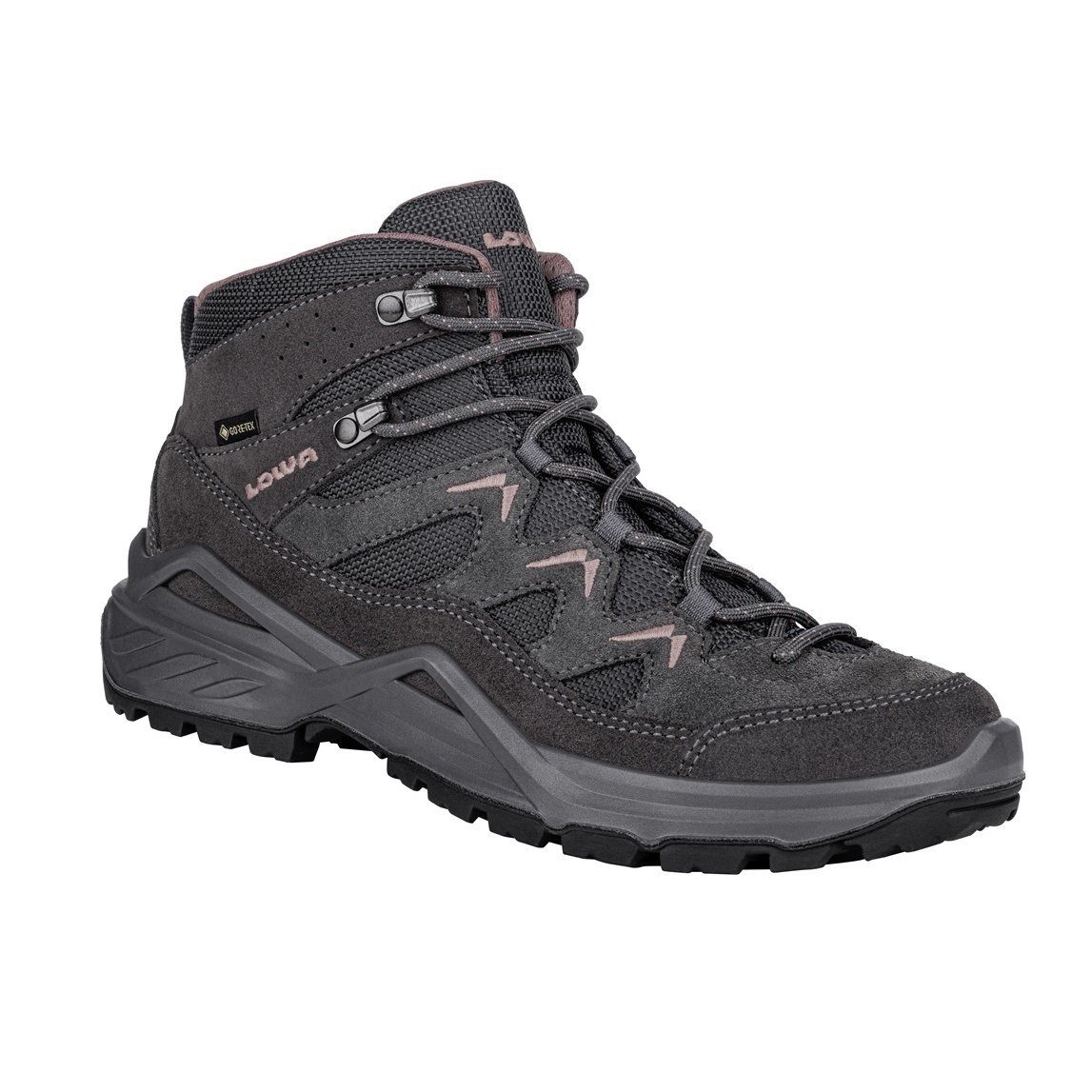 Lowa Sirkos Evo Mid GTX (Veloursleder/Textil, wasserdicht) Wanderschuh günstig online kaufen