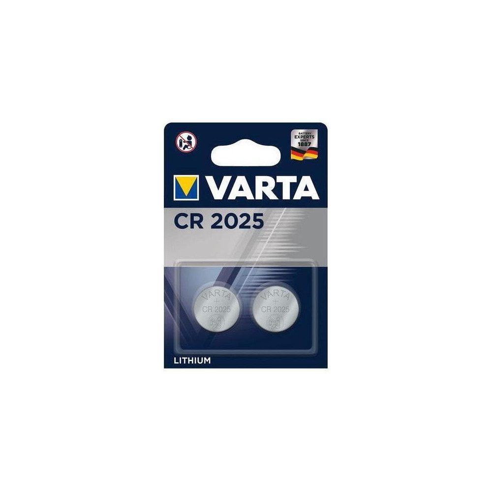 Varta CR2025 2er Blister Knopfzellen Batterien Akku