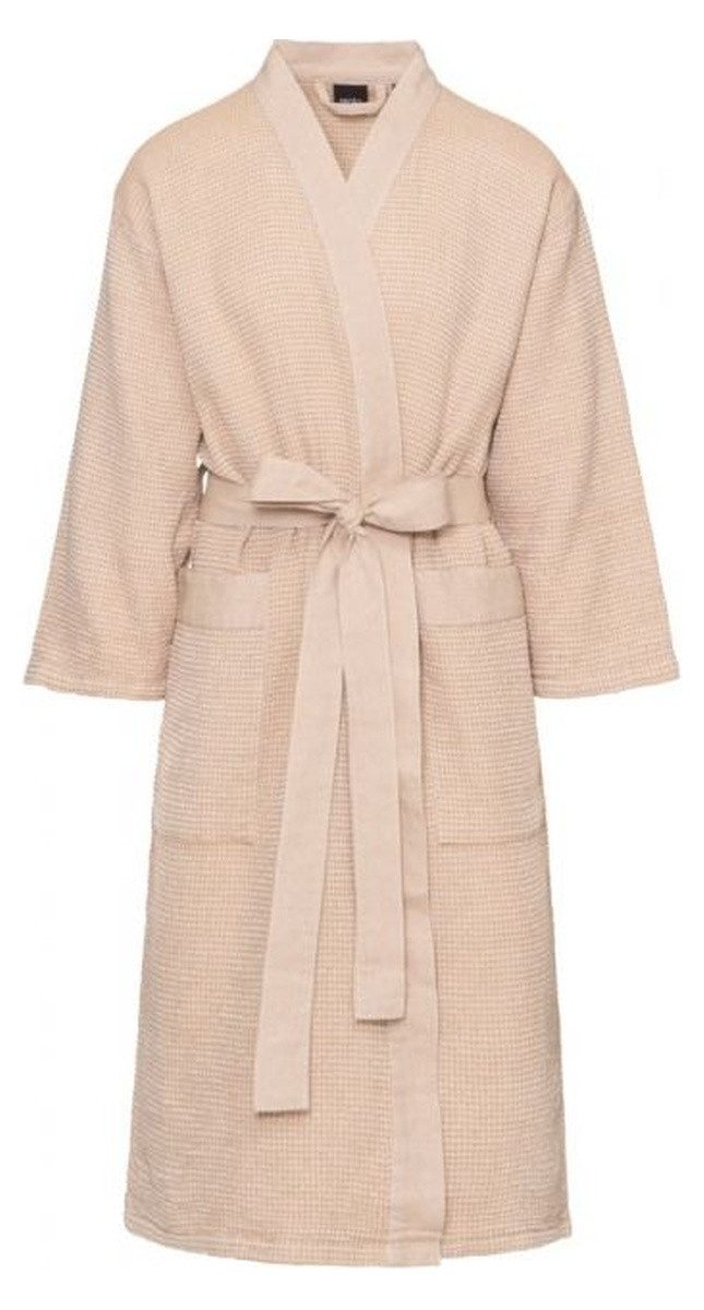 rento Bademantel Rento Bademantel Kenno S - M Beige - Weiß