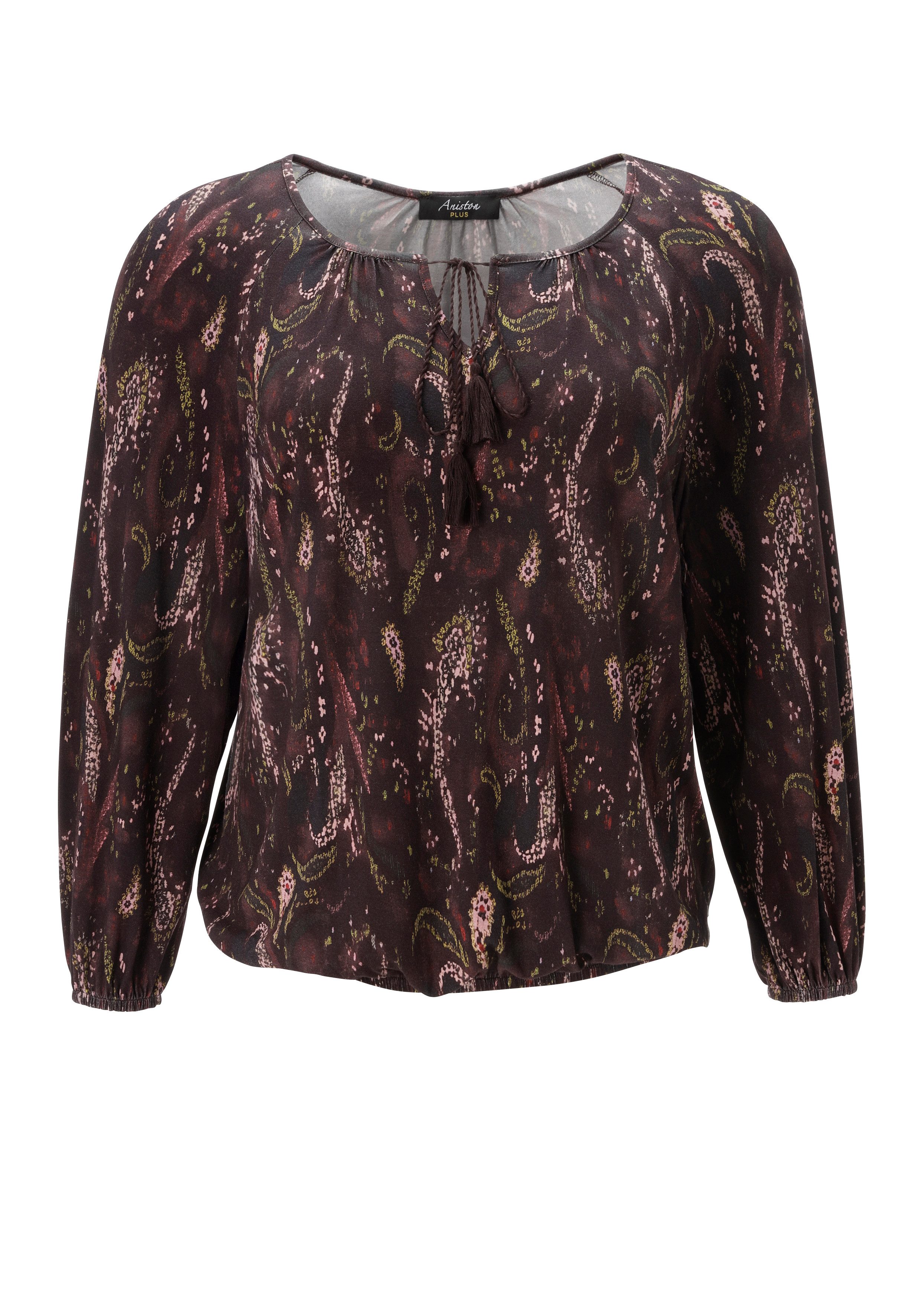 Aniston PLUS Langarmshirt in modischem Paisleydruck - NEUE KOLLEKTION – Bild 5 von 5