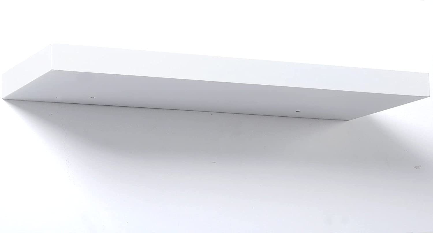 Wandregal, Größen Board Farben EUGAD in Modern Weiß Holz verschiedenen 1-tlg.,