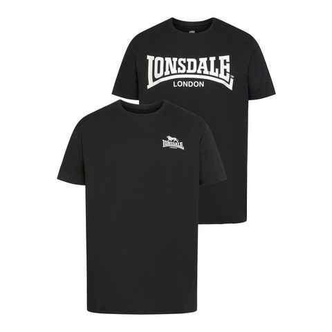 Lonsdale T-Shirt PIDDINGHOE (Packung, 2-tlg., 2er-Pack)